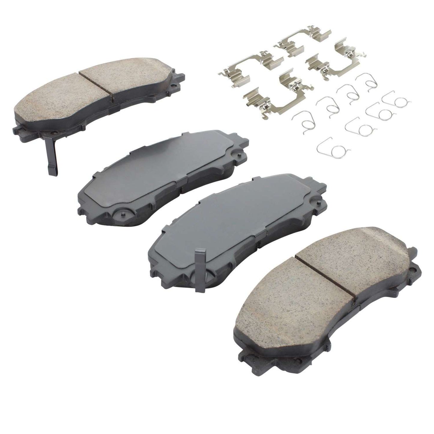 Angle View of Front Disc Brake Pad Set MPA 1001-1736C