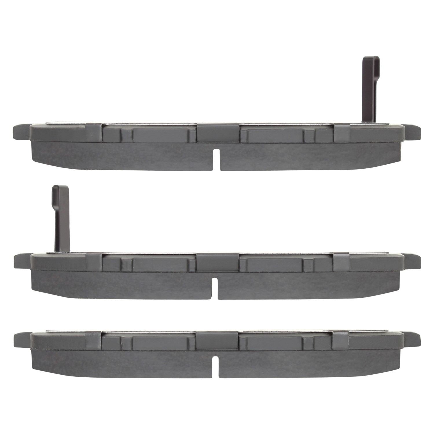 Top View of Front Disc Brake Pad Set MPA 1001-1736C