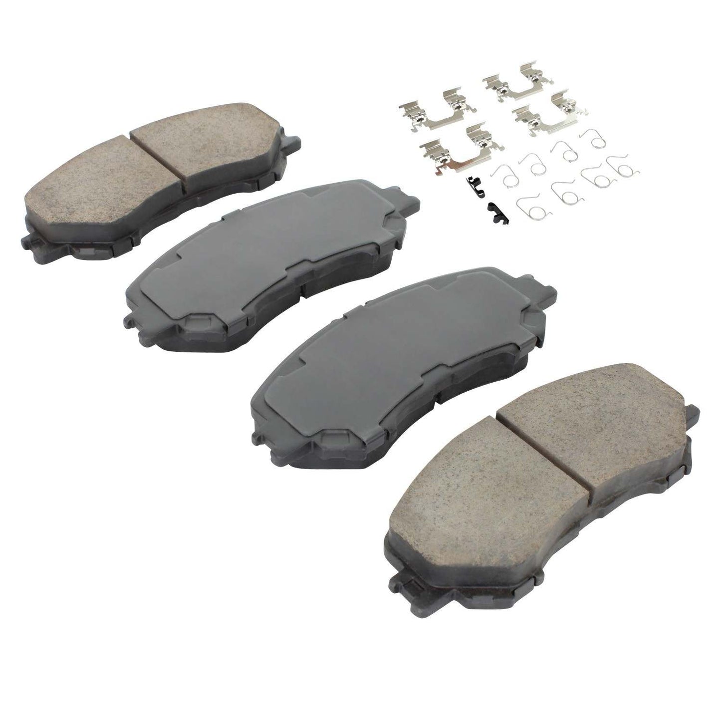 Angle View of Front Disc Brake Pad Set MPA 1001-1737C