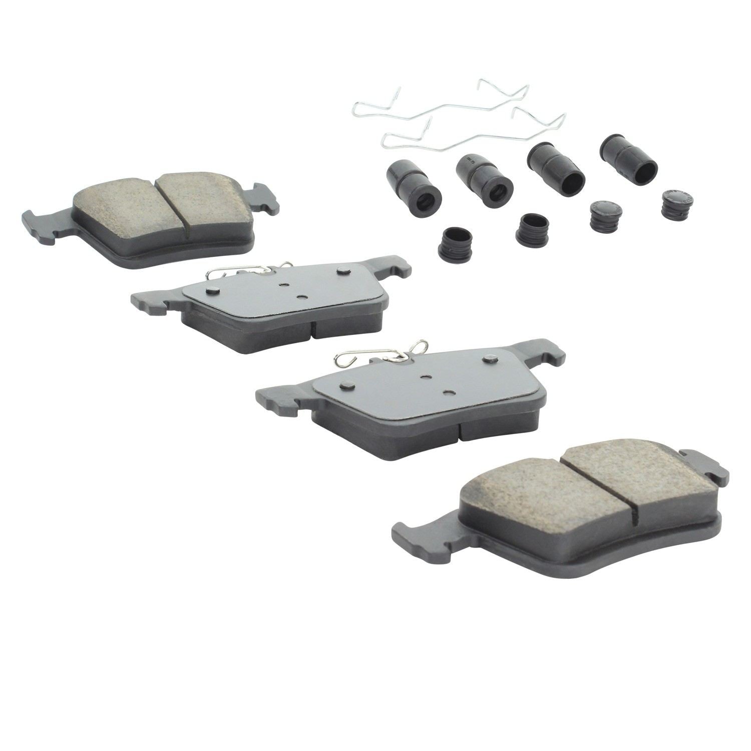 Angle View of Rear Disc Brake Pad Set MPA 1001-1761C