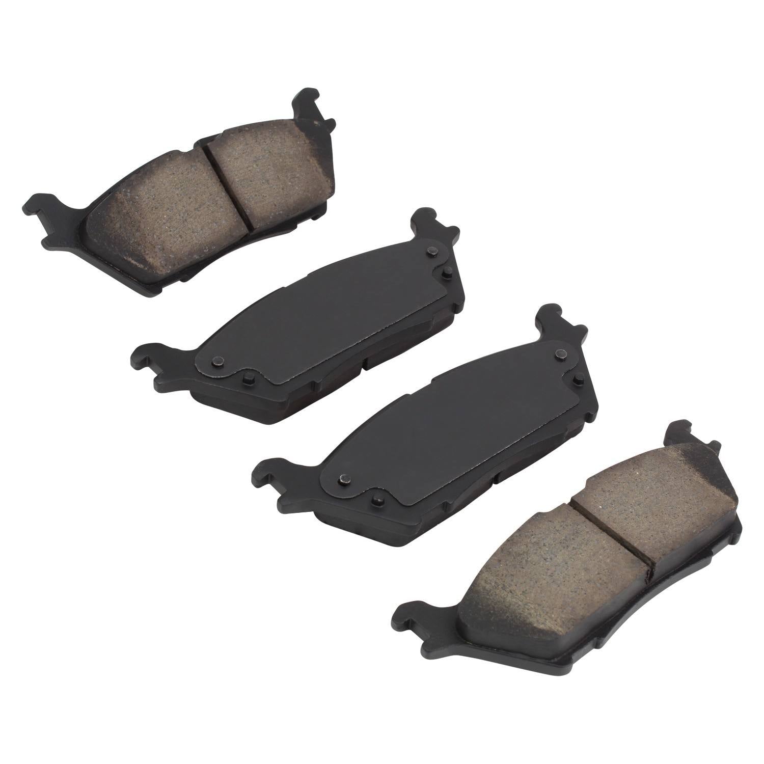 Angle View of Rear Disc Brake Pad Set MPA 1001-1790C