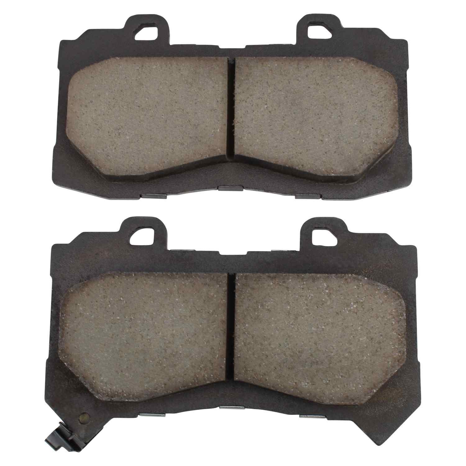 Front View of Front Disc Brake Pad Set MPA 1001-1802C