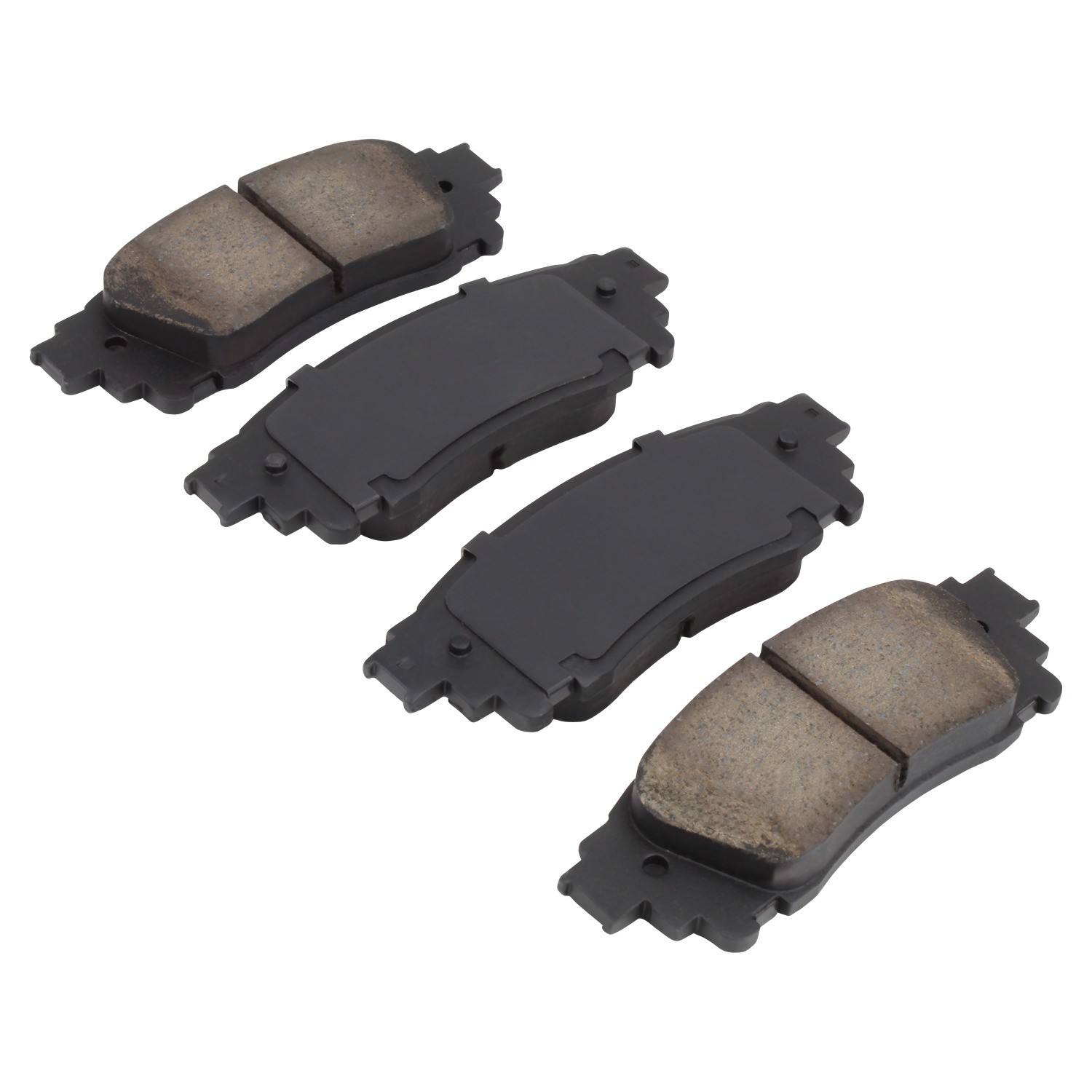 Angle View of Rear Disc Brake Pad Set MPA 1001-1805C