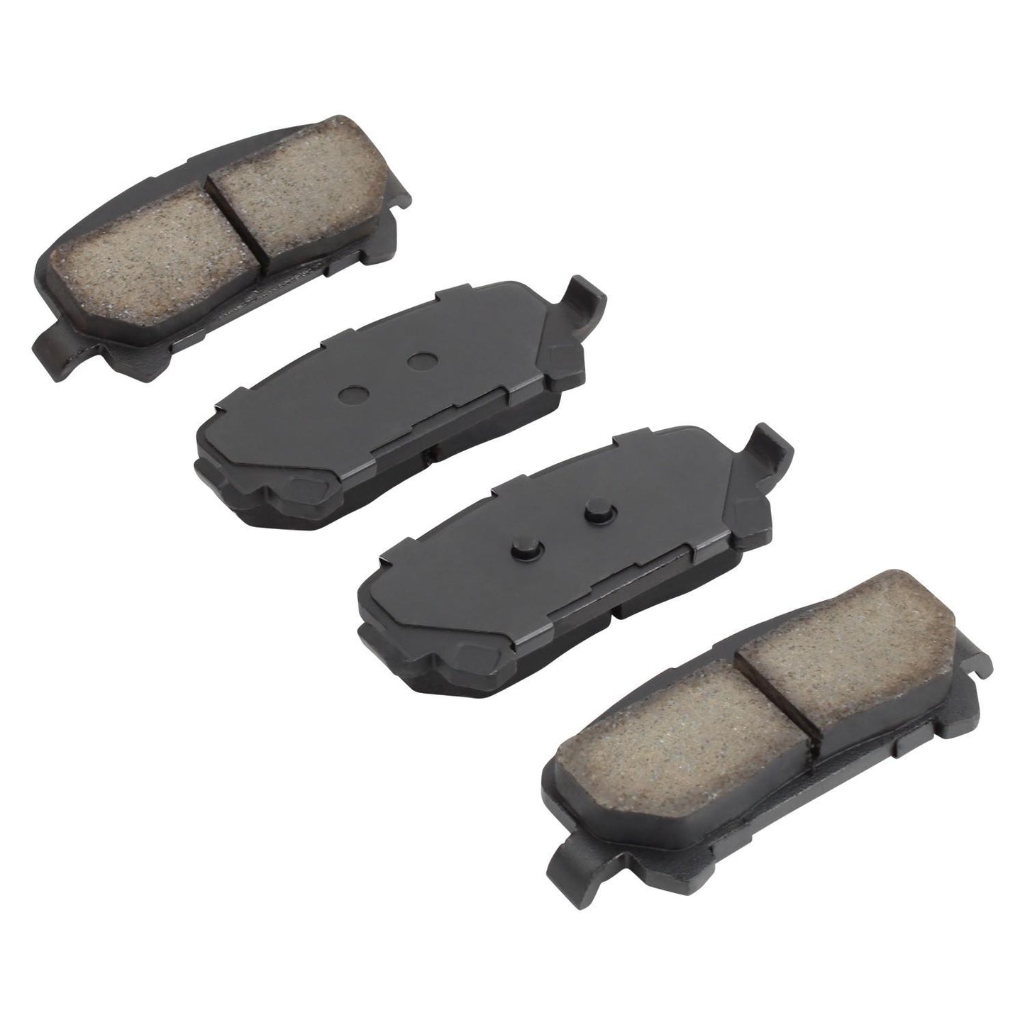 Angle View of Rear Disc Brake Pad Set MPA 1001-1806C