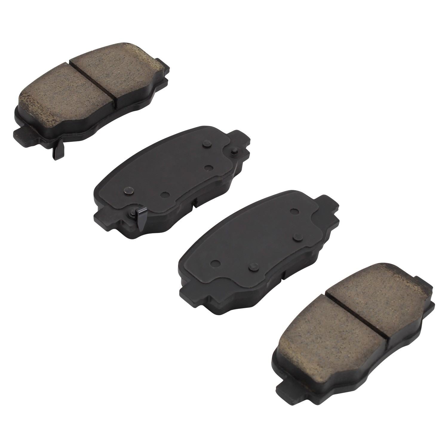 Angle View of Rear Disc Brake Pad Set MPA 1001-1809C