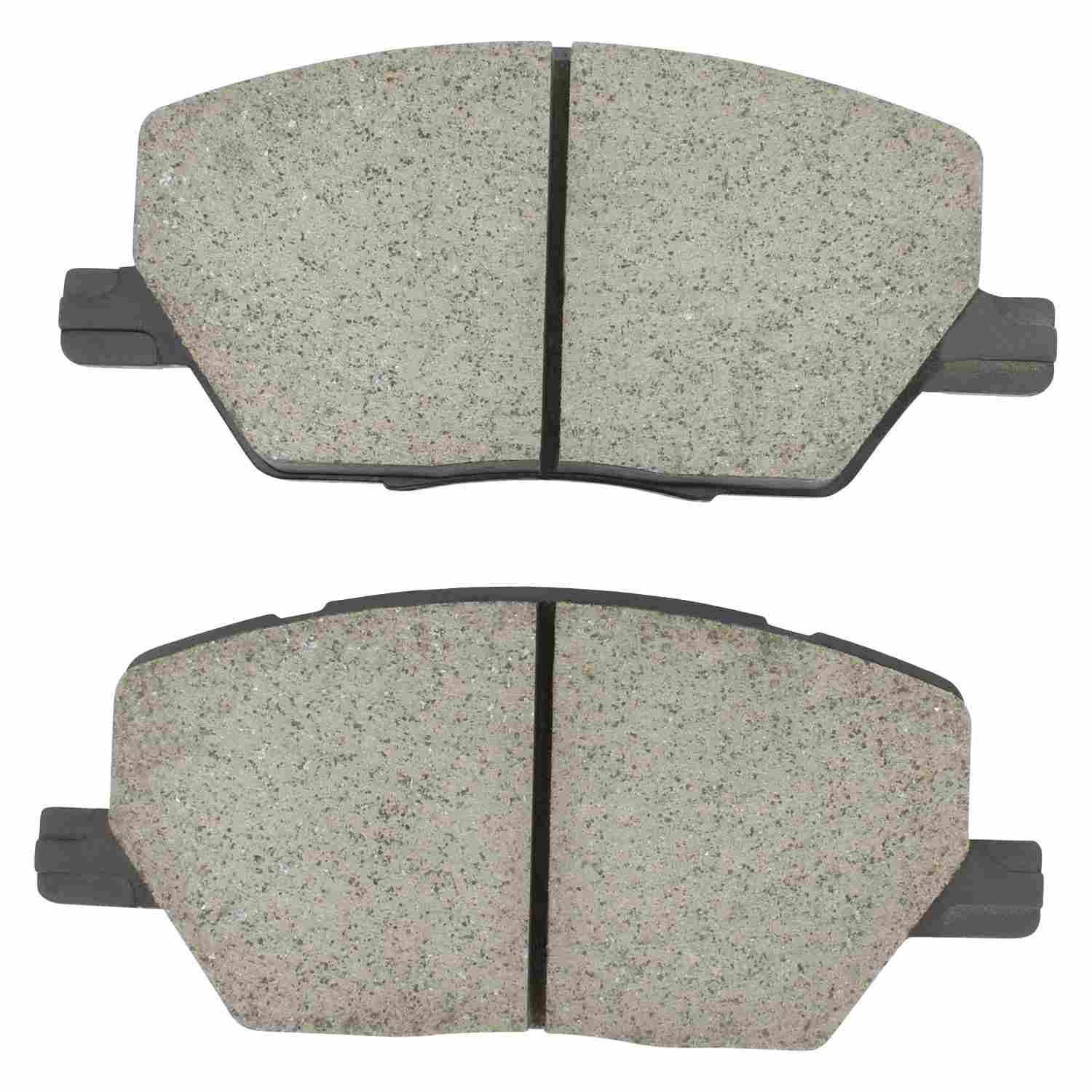 Front View of Front Disc Brake Pad Set MPA 1001-1811C