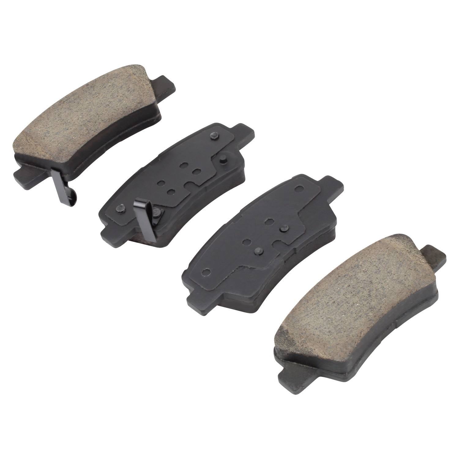 Angle View of Rear Disc Brake Pad Set MPA 1001-1848C