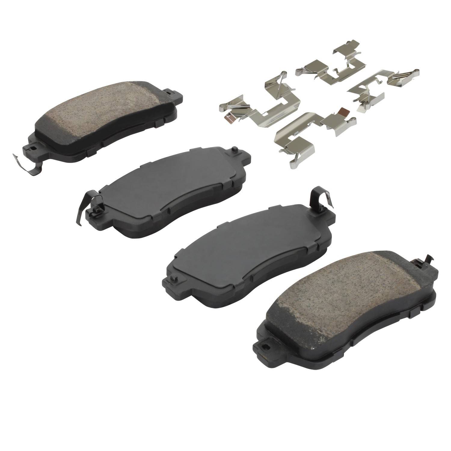 Angle View of Front Disc Brake Pad Set MPA 1001-1852C