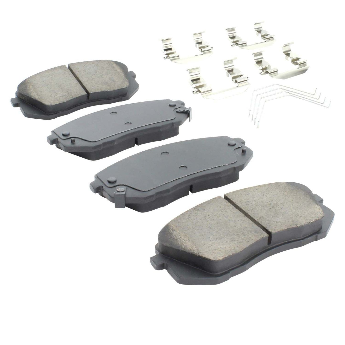 Angle View of Front Disc Brake Pad Set MPA 1001-1855C