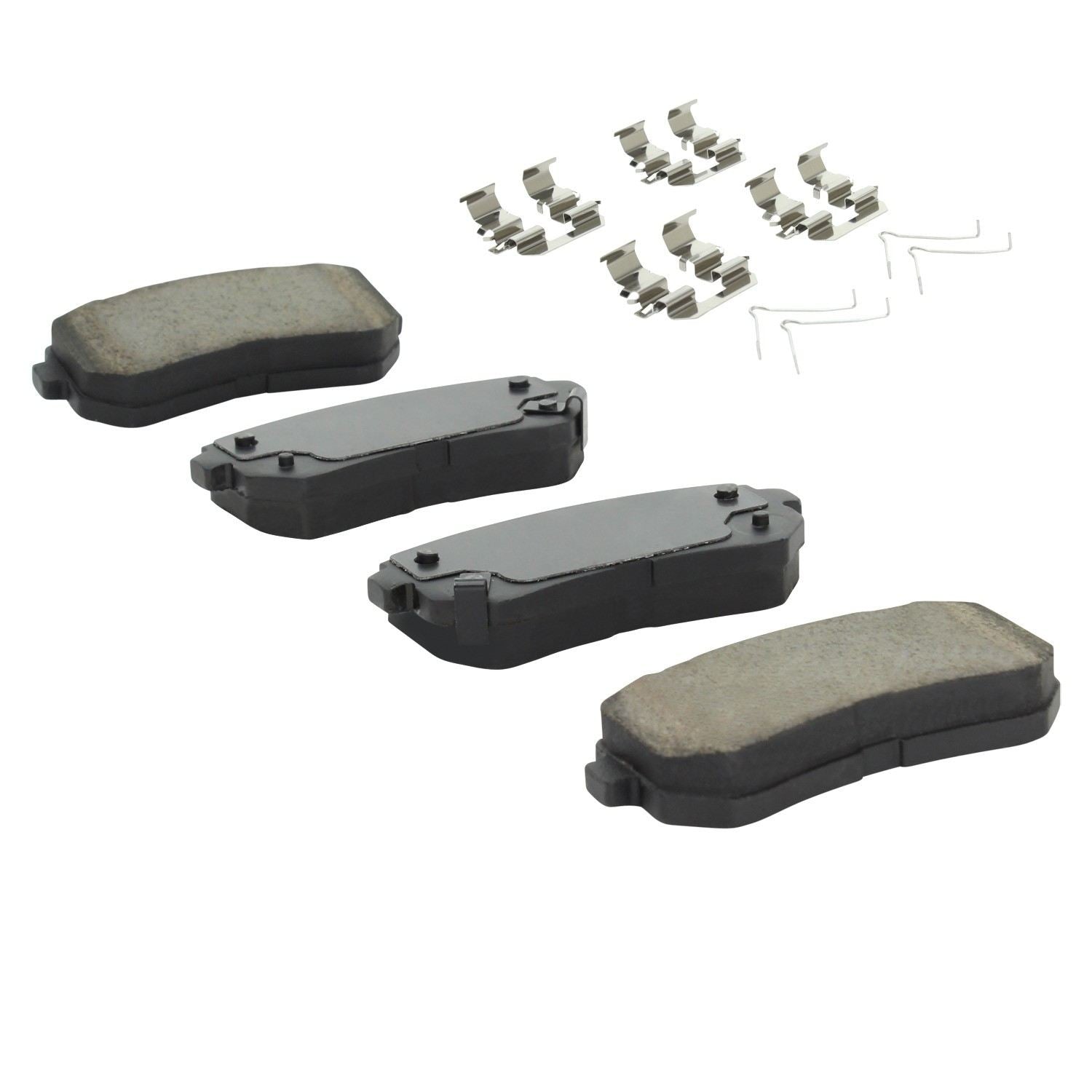 Angle View of Rear Disc Brake Pad Set MPA 1001-1856C