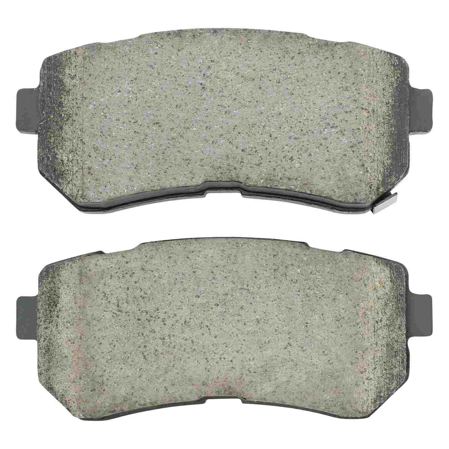 Front View of Rear Disc Brake Pad Set MPA 1001-1856C