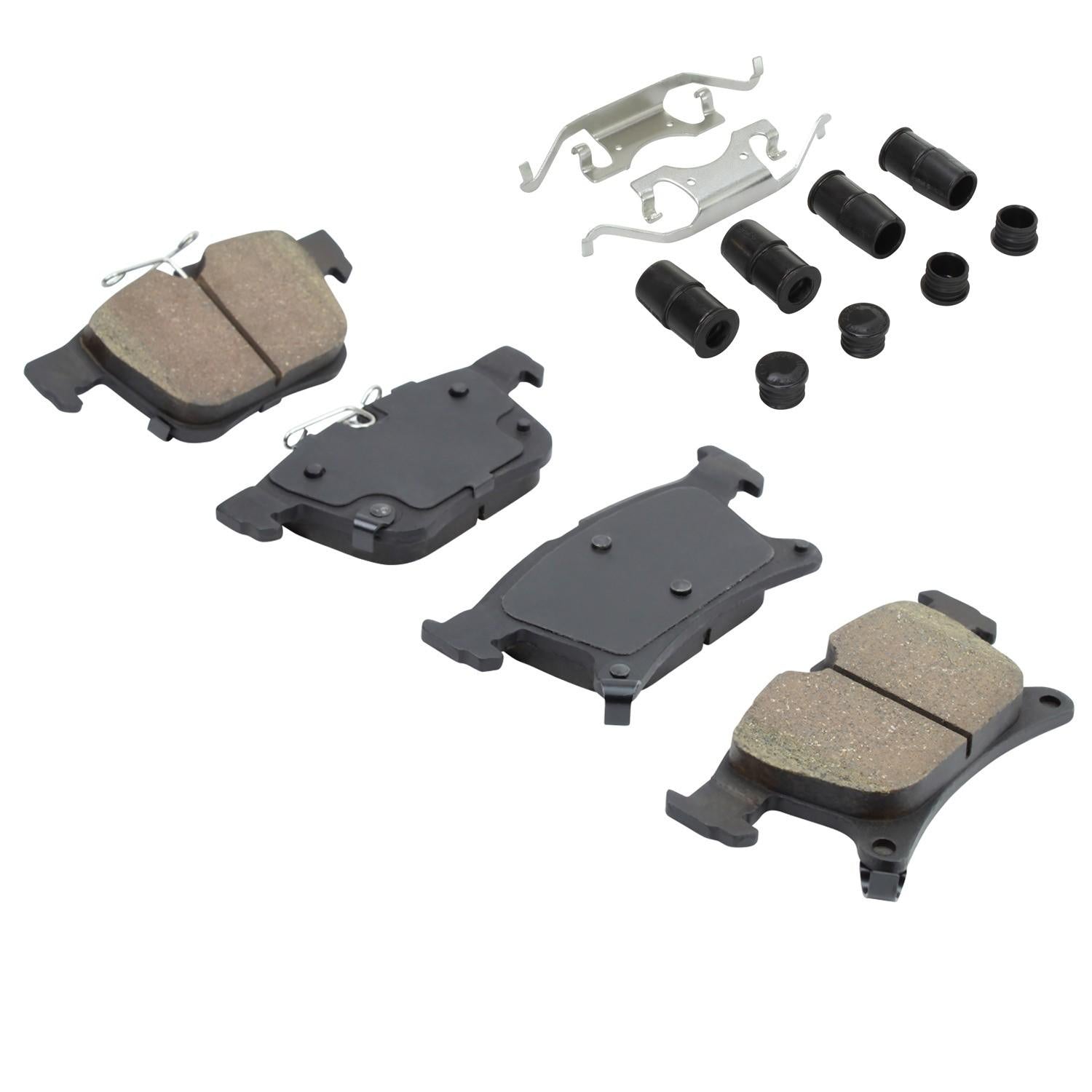 Angle View of Rear Disc Brake Pad Set MPA 1001-1901C