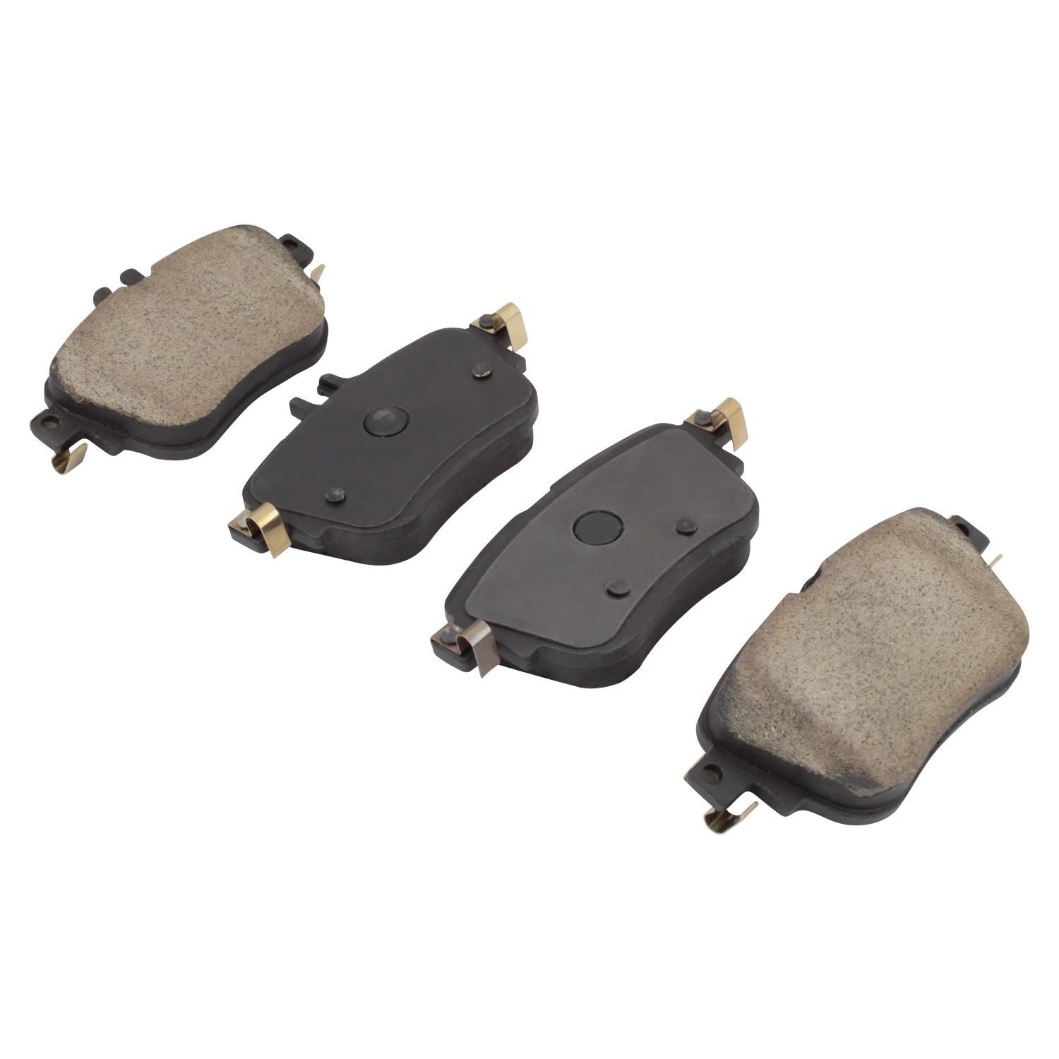 Angle View of Rear Disc Brake Pad Set MPA 1001-1936C