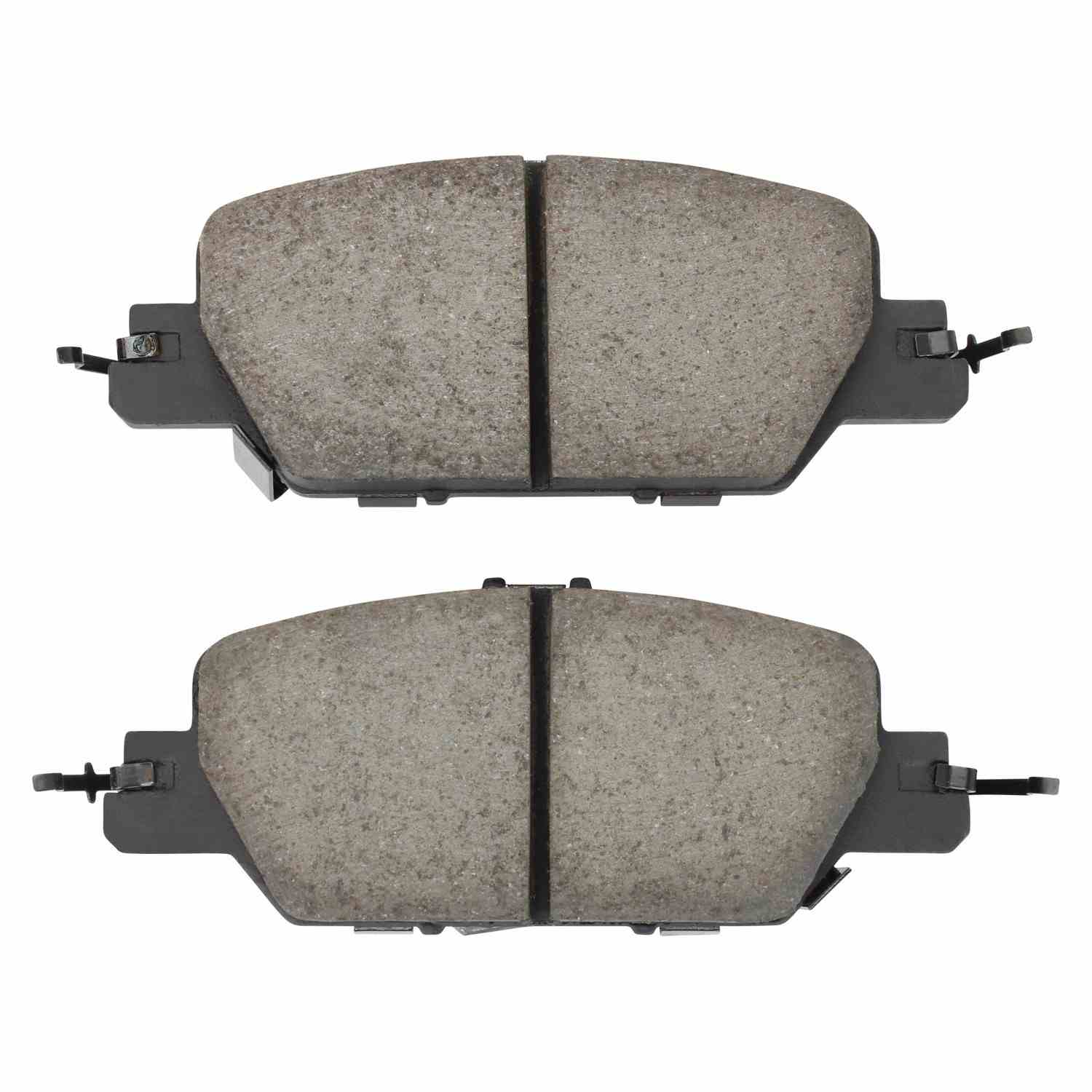 Front View of Rear Disc Brake Pad Set MPA 1001-2037C