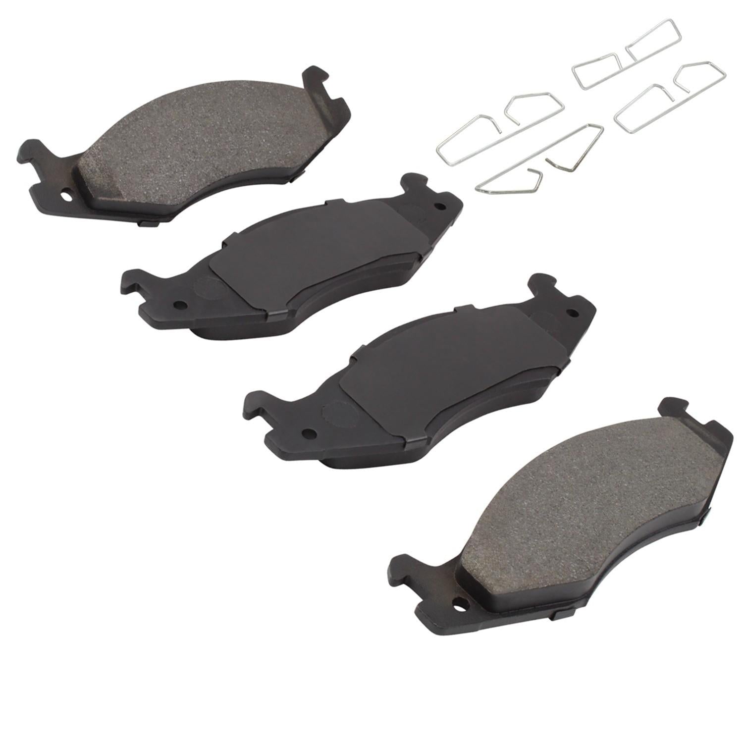 Angle View of Rear Disc Brake Pad Set MPA 1002-0651M