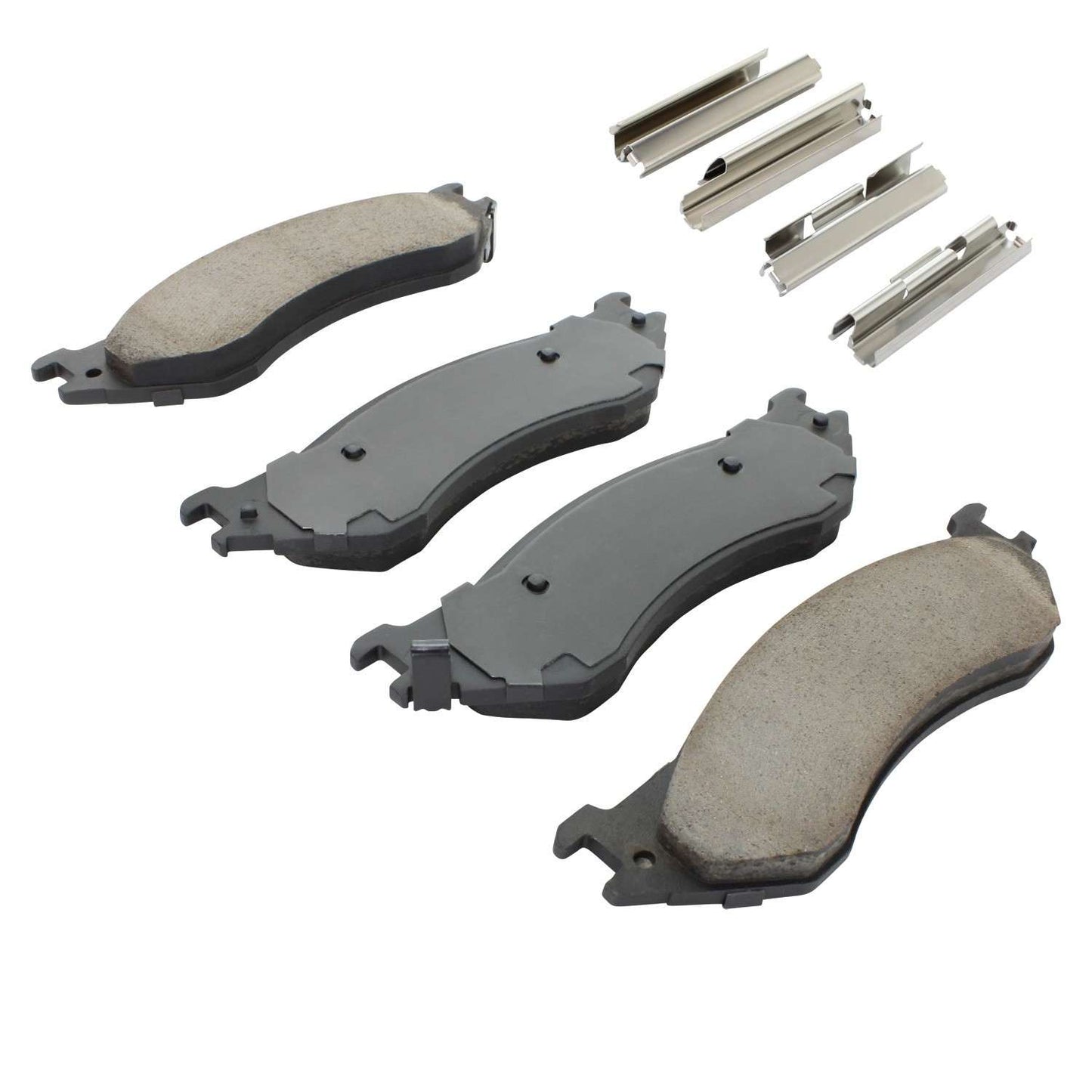 Angle View of Front Disc Brake Pad Set MPA 1002-0702M