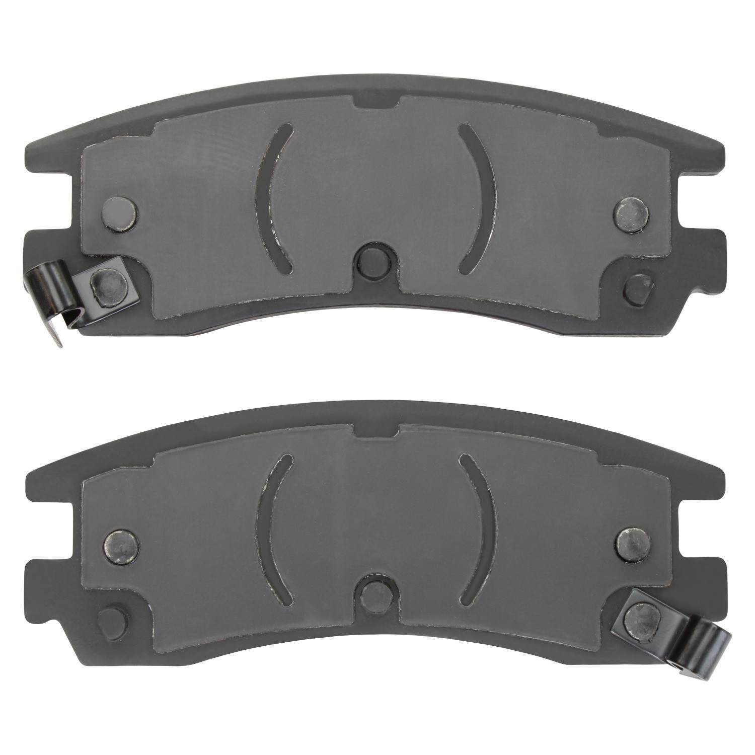 Back View of Rear Disc Brake Pad Set MPA 1002-0714M