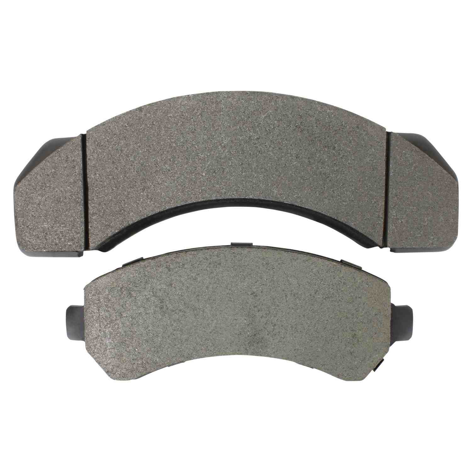 Front View of Rear Disc Brake Pad Set MPA 1002-0717M