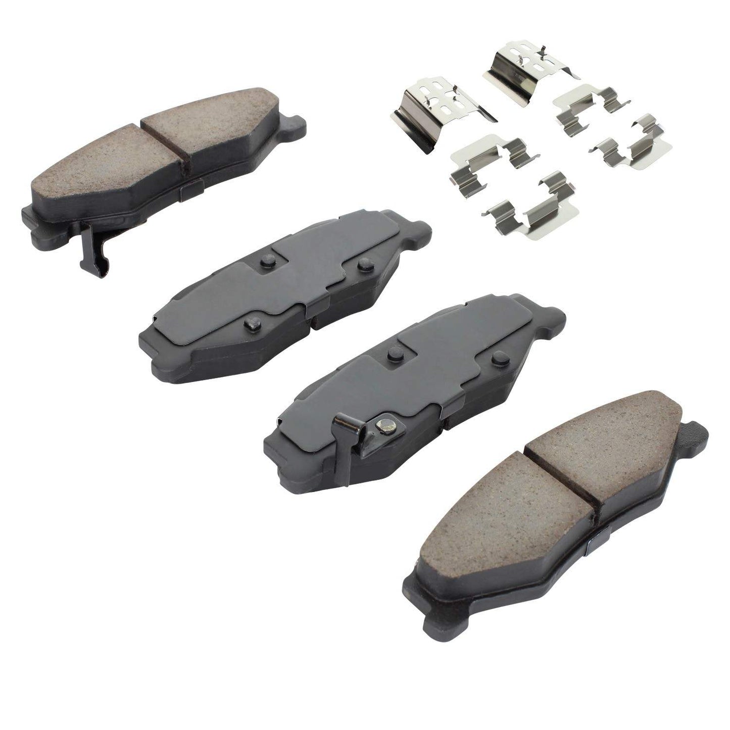 Angle View of Rear Disc Brake Pad Set MPA 1002-0732M