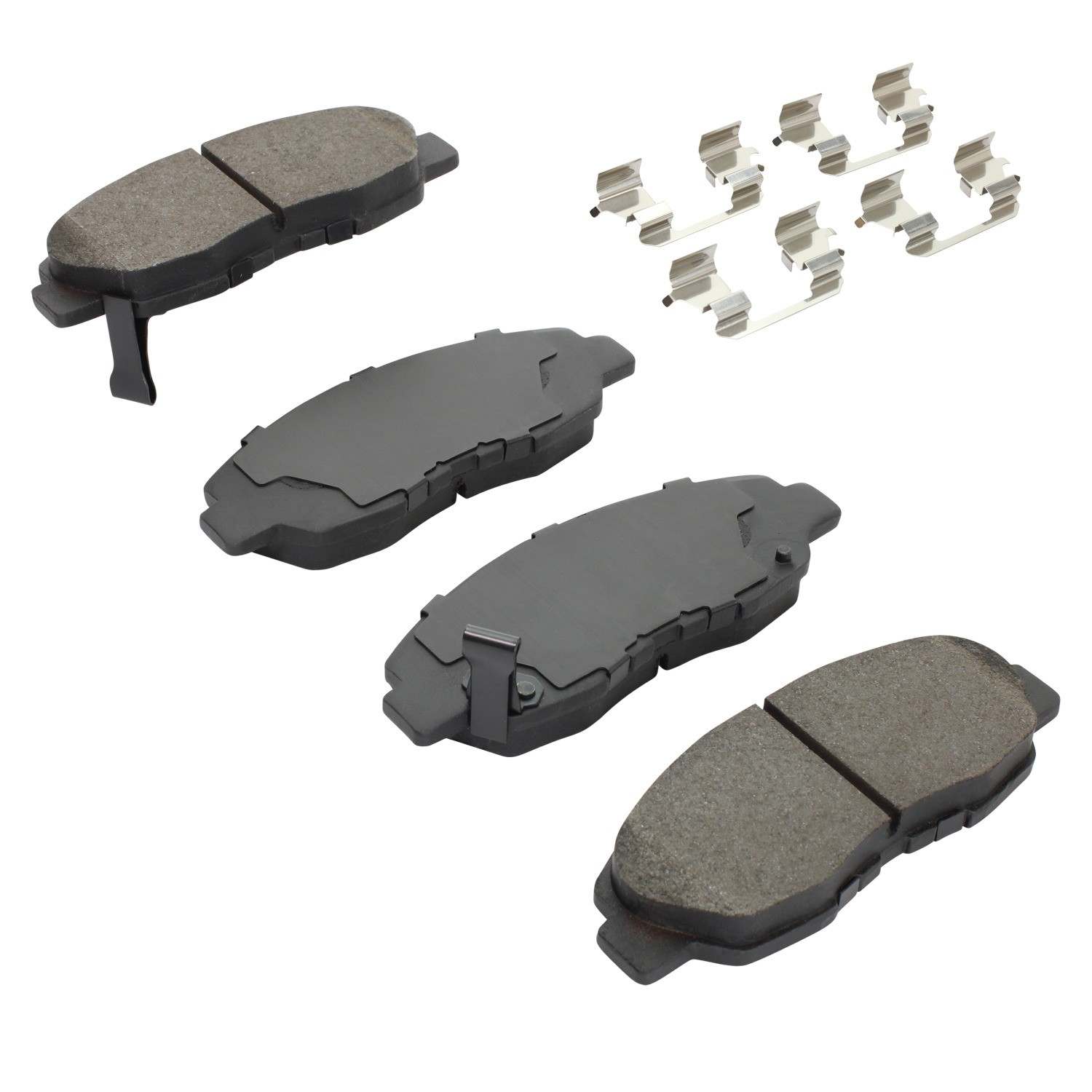 Angle View of Front Disc Brake Pad Set MPA 1002-0764M