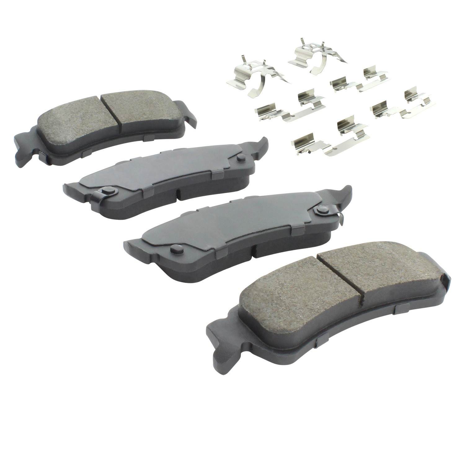 Angle View of Rear Disc Brake Pad Set MPA 1002-0792M