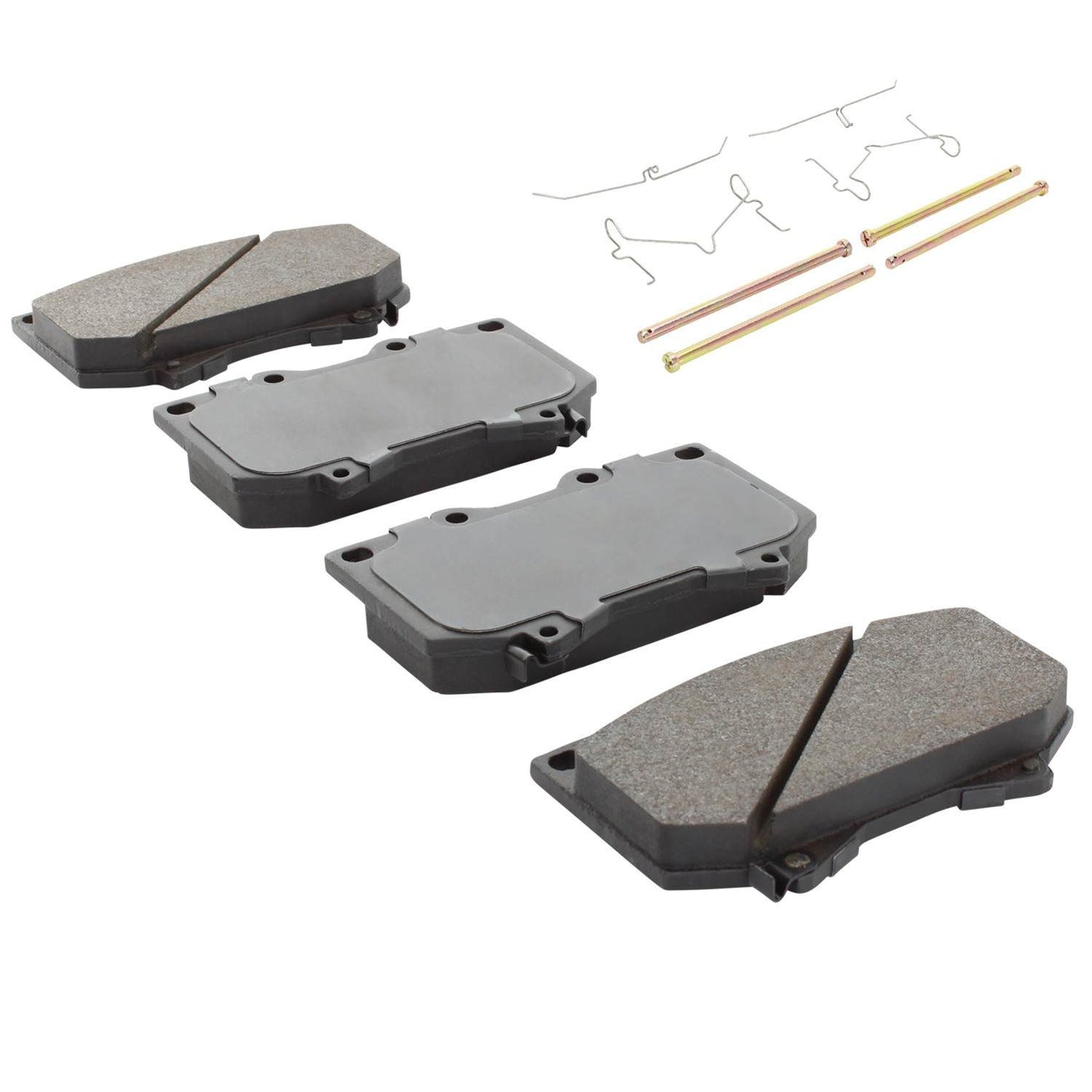 Angle View of Front Disc Brake Pad Set MPA 1002-0812M