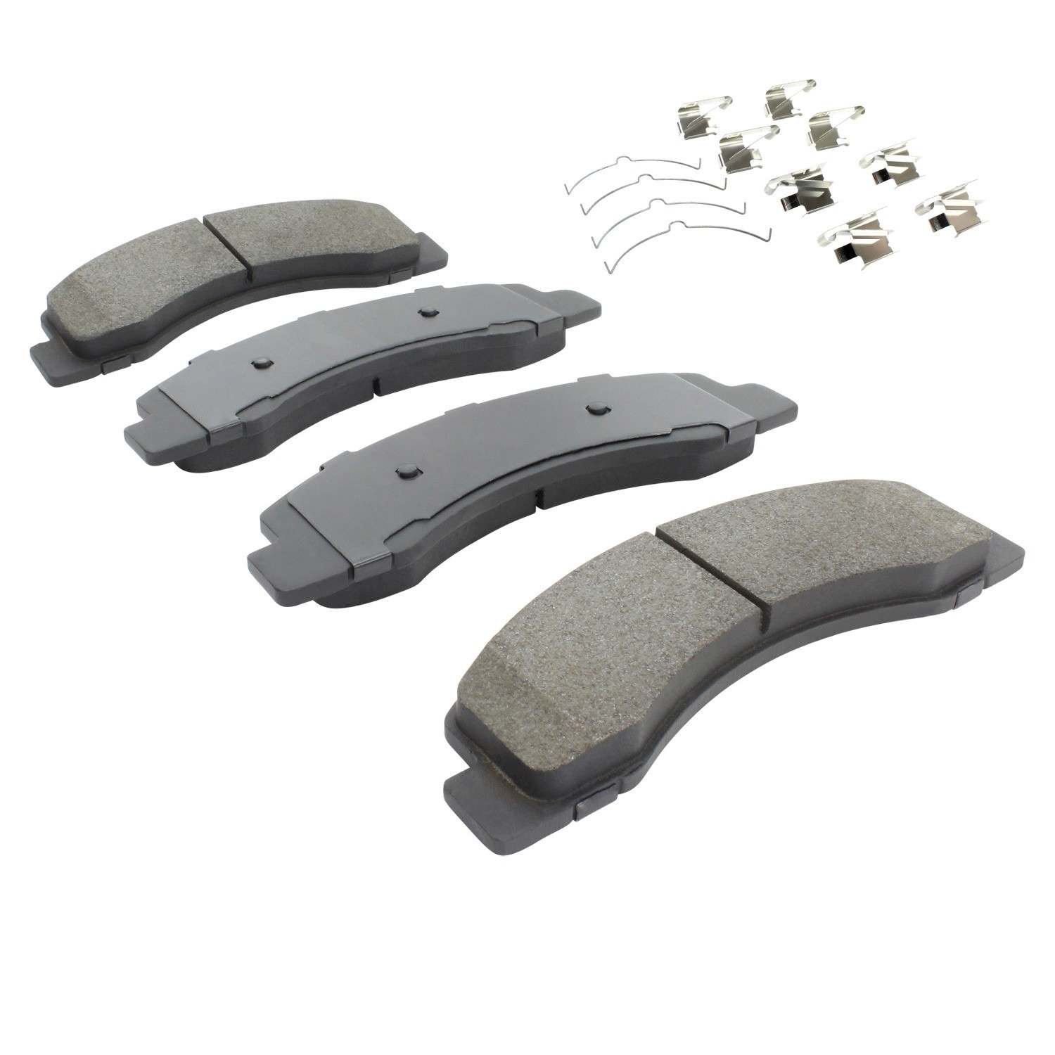 Angle View of Front Disc Brake Pad Set MPA 1002-0824M