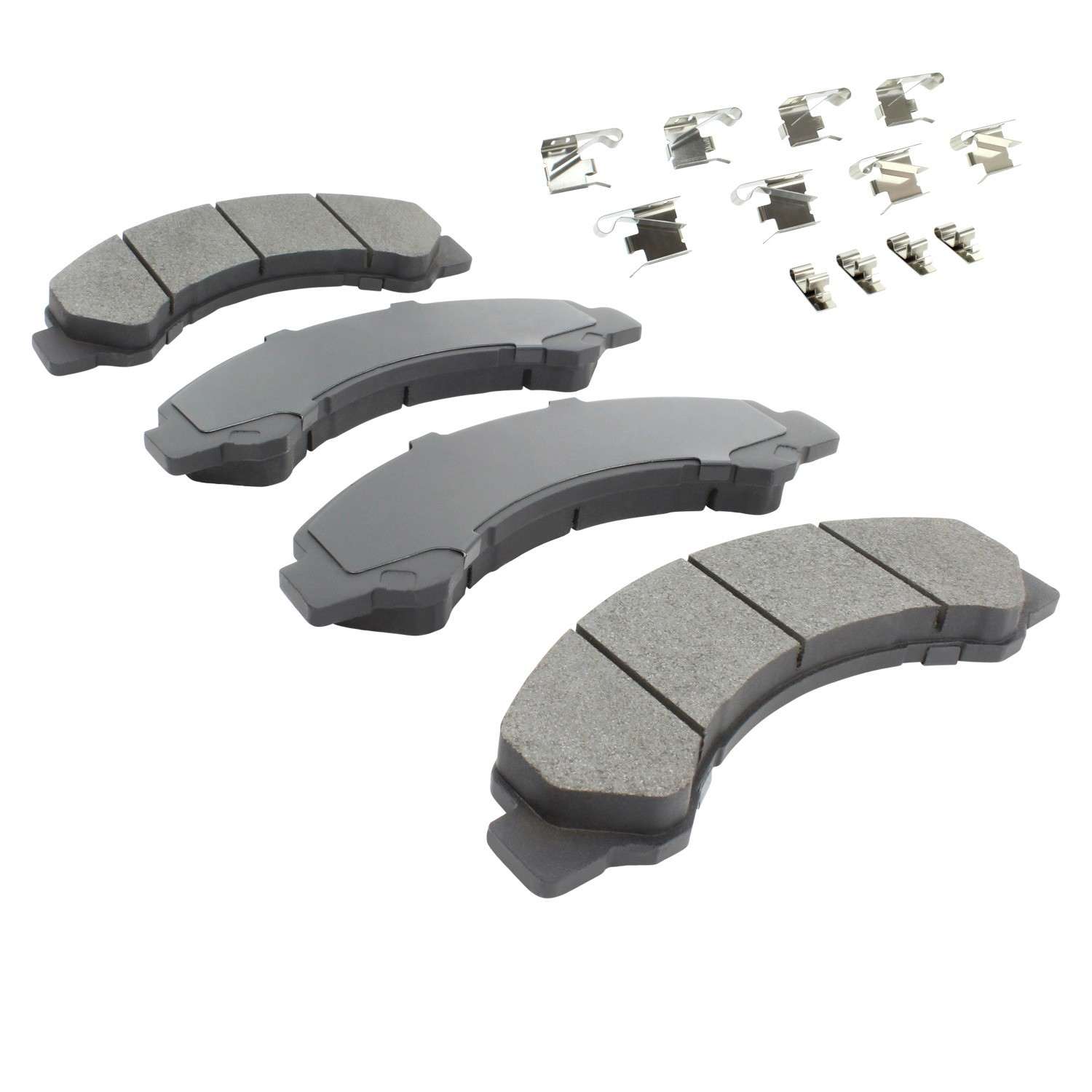 Angle View of Front Disc Brake Pad Set MPA 1002-0825M