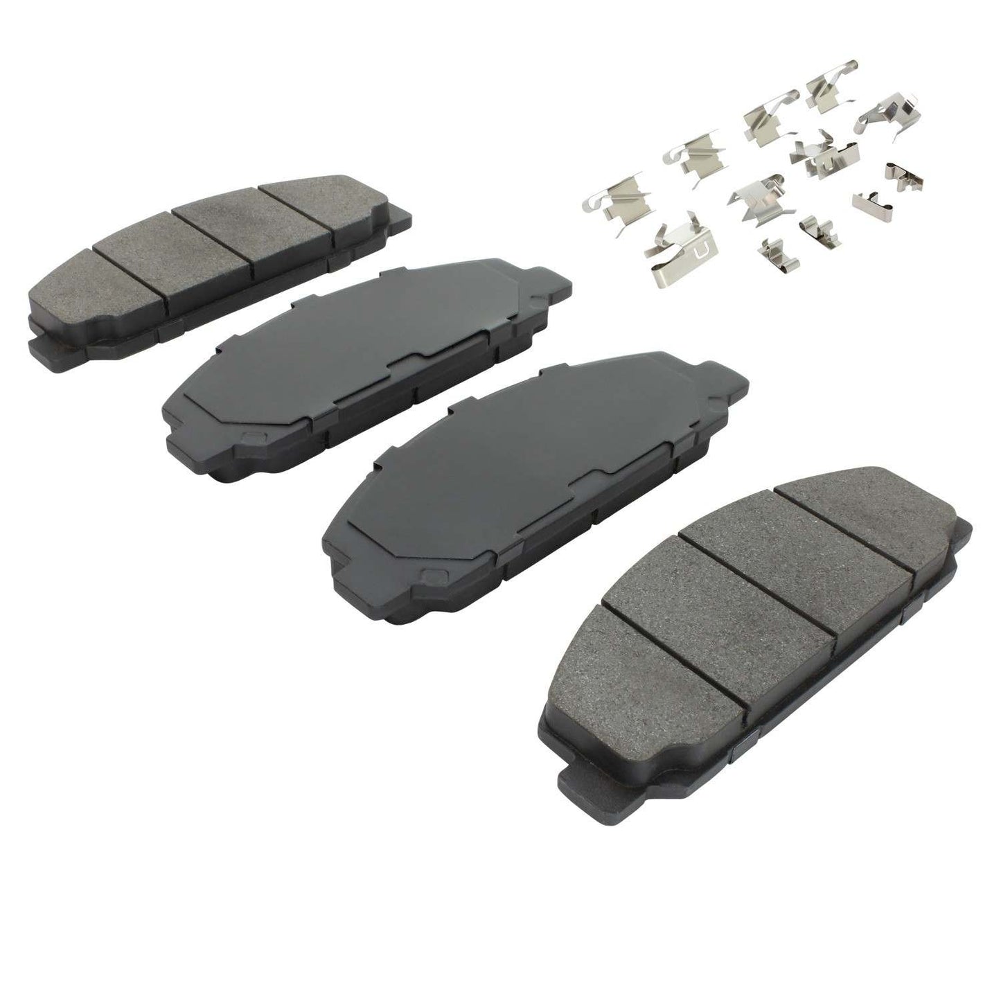 Angle View of Front Disc Brake Pad Set MPA 1002-0827M