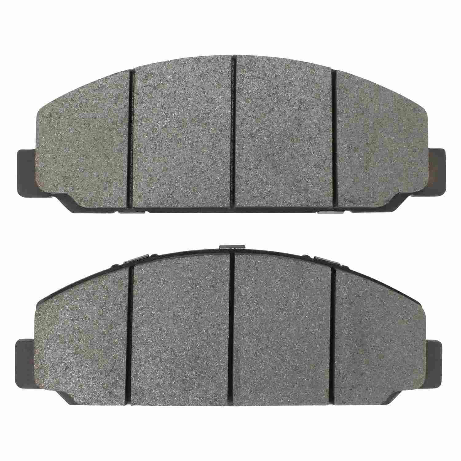 Front View of Front Disc Brake Pad Set MPA 1002-0827M