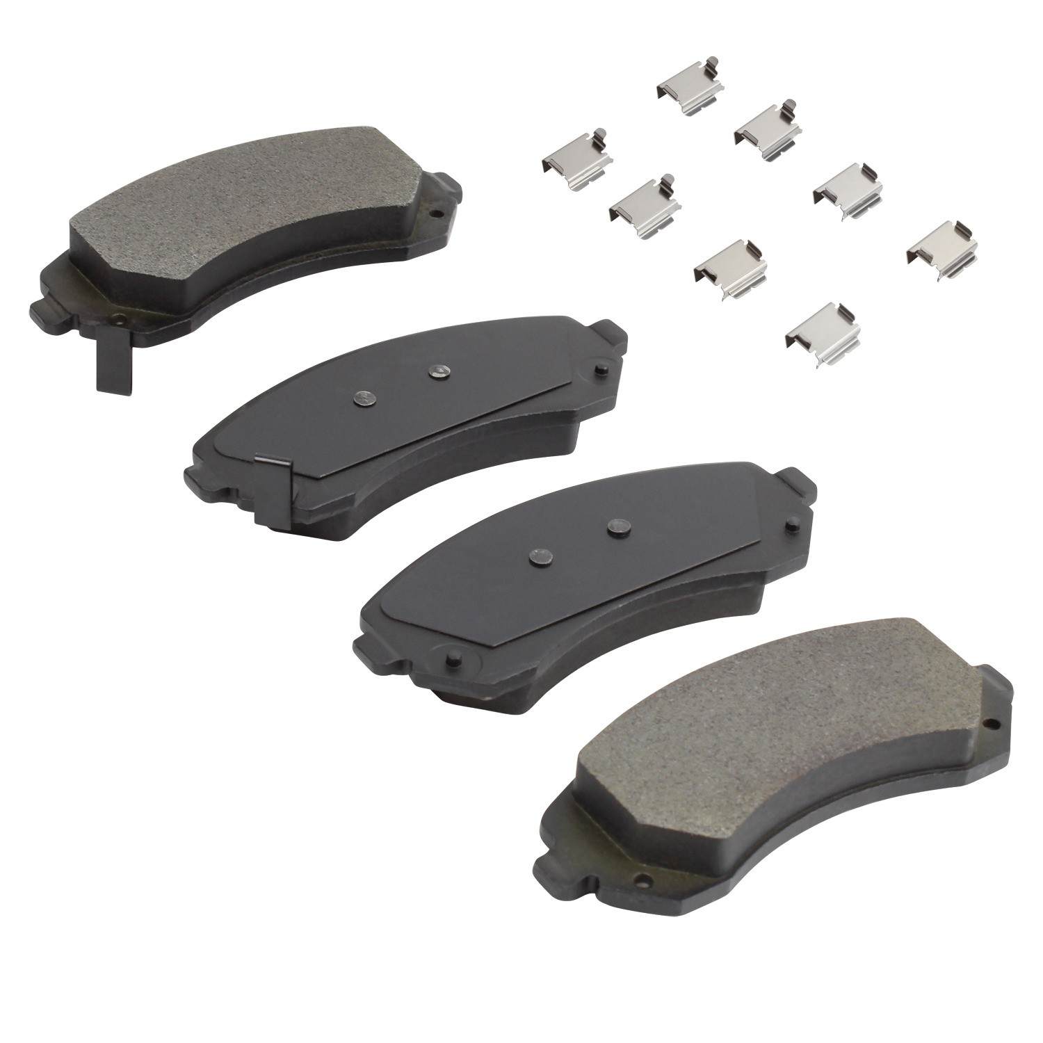 Angle View of Front Disc Brake Pad Set MPA 1002-0844M