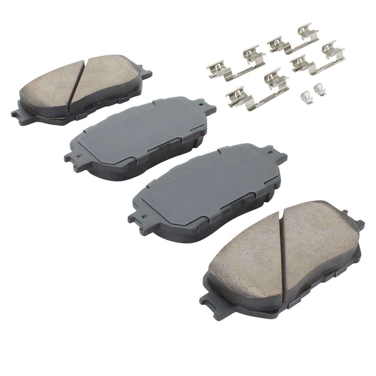 Angle View of Front Disc Brake Pad Set MPA 1002-0908M