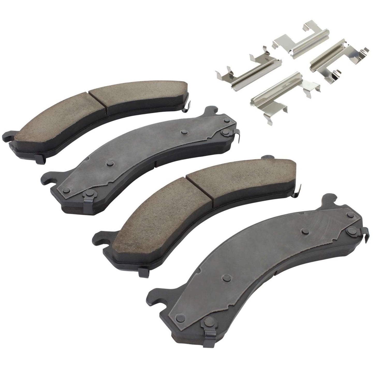 Angle View of Rear Disc Brake Pad Set MPA 1002-0909M