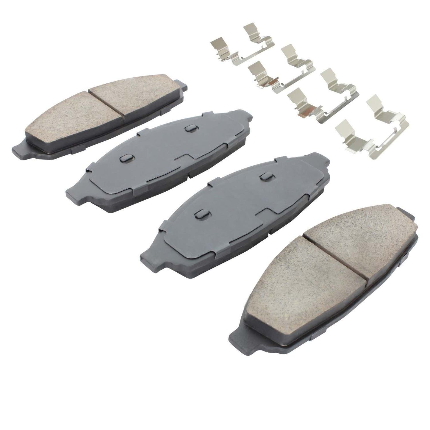 Angle View of Front Disc Brake Pad Set MPA 1002-0931M