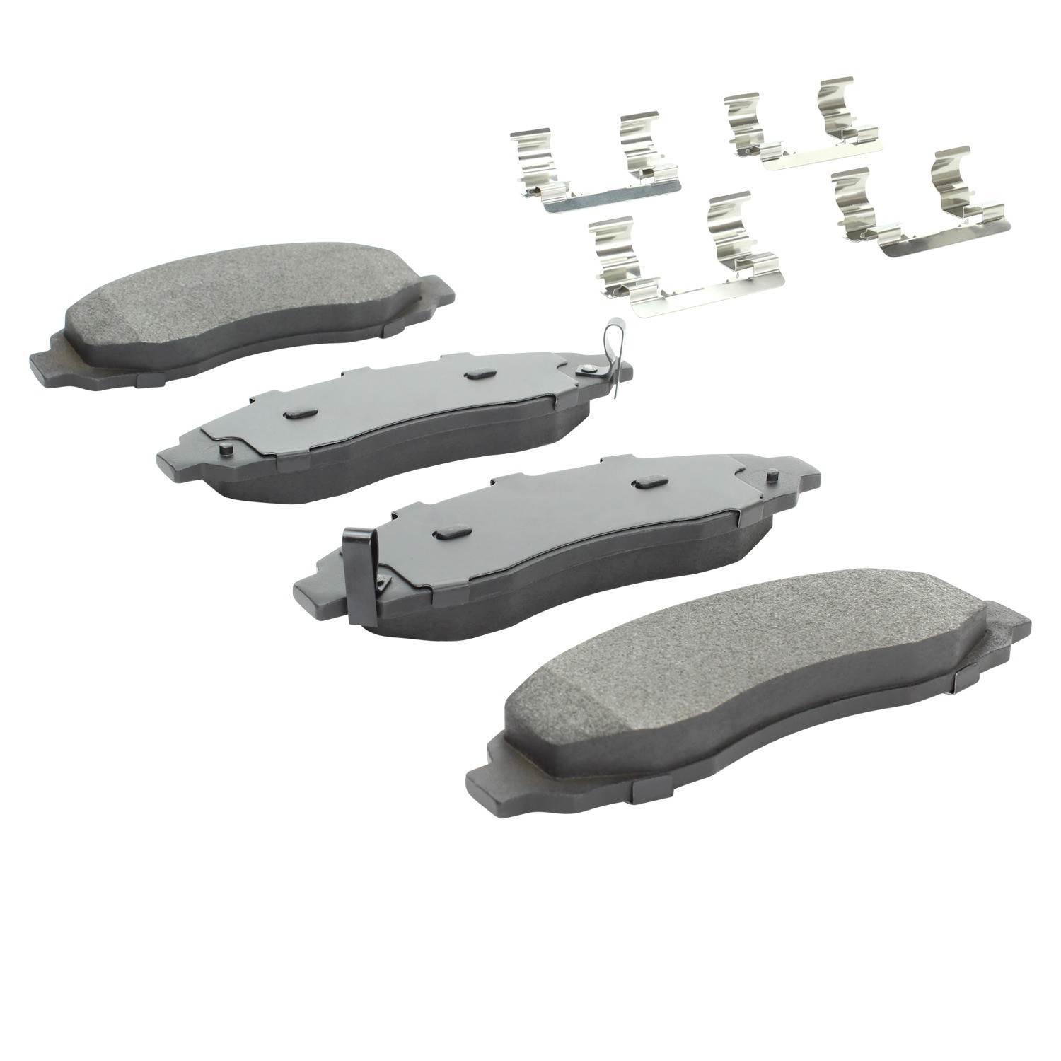 Angle View of Front Disc Brake Pad Set MPA 1002-0962M