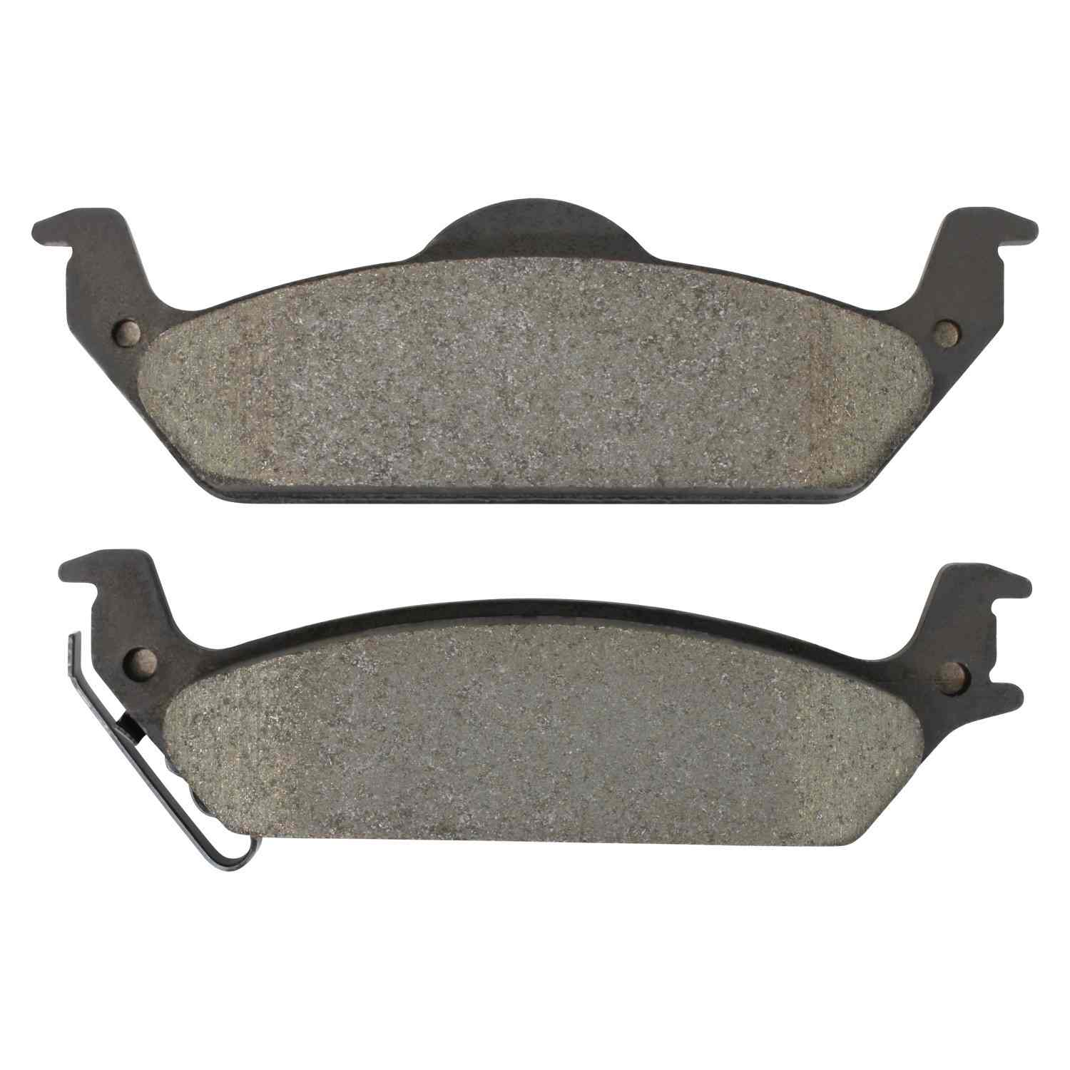 Front View of Rear Disc Brake Pad Set MPA 1002-0963M