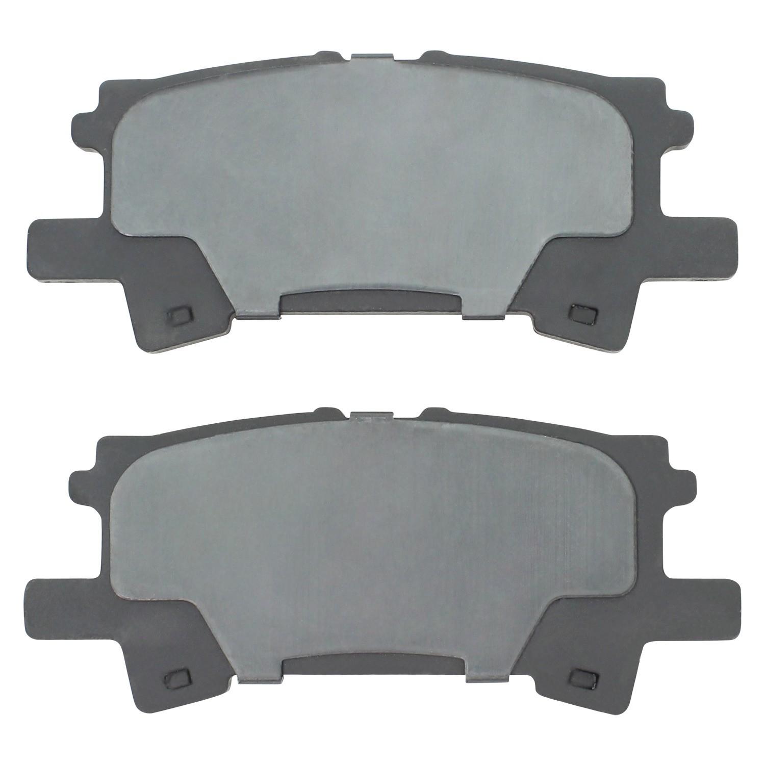 Back View of Rear Disc Brake Pad Set MPA 1002-0996M