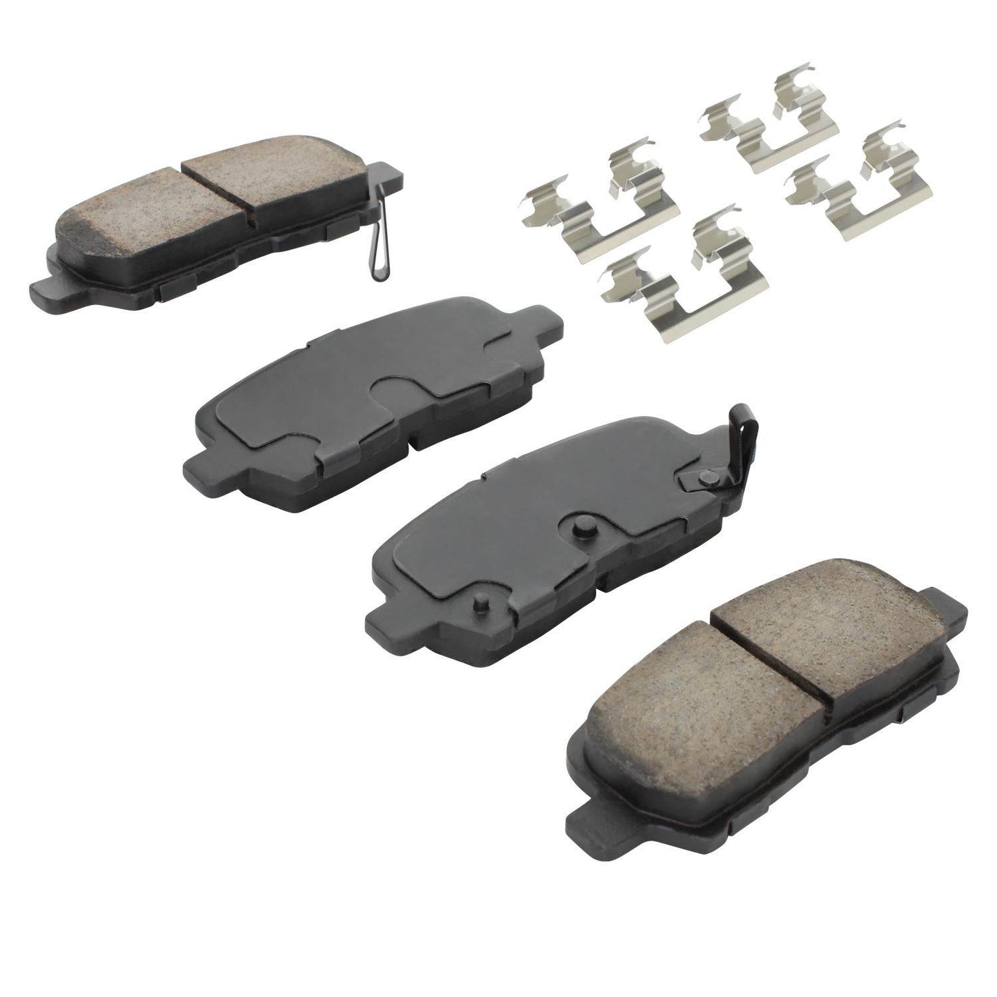 Angle View of Rear Disc Brake Pad Set MPA 1002-0999M