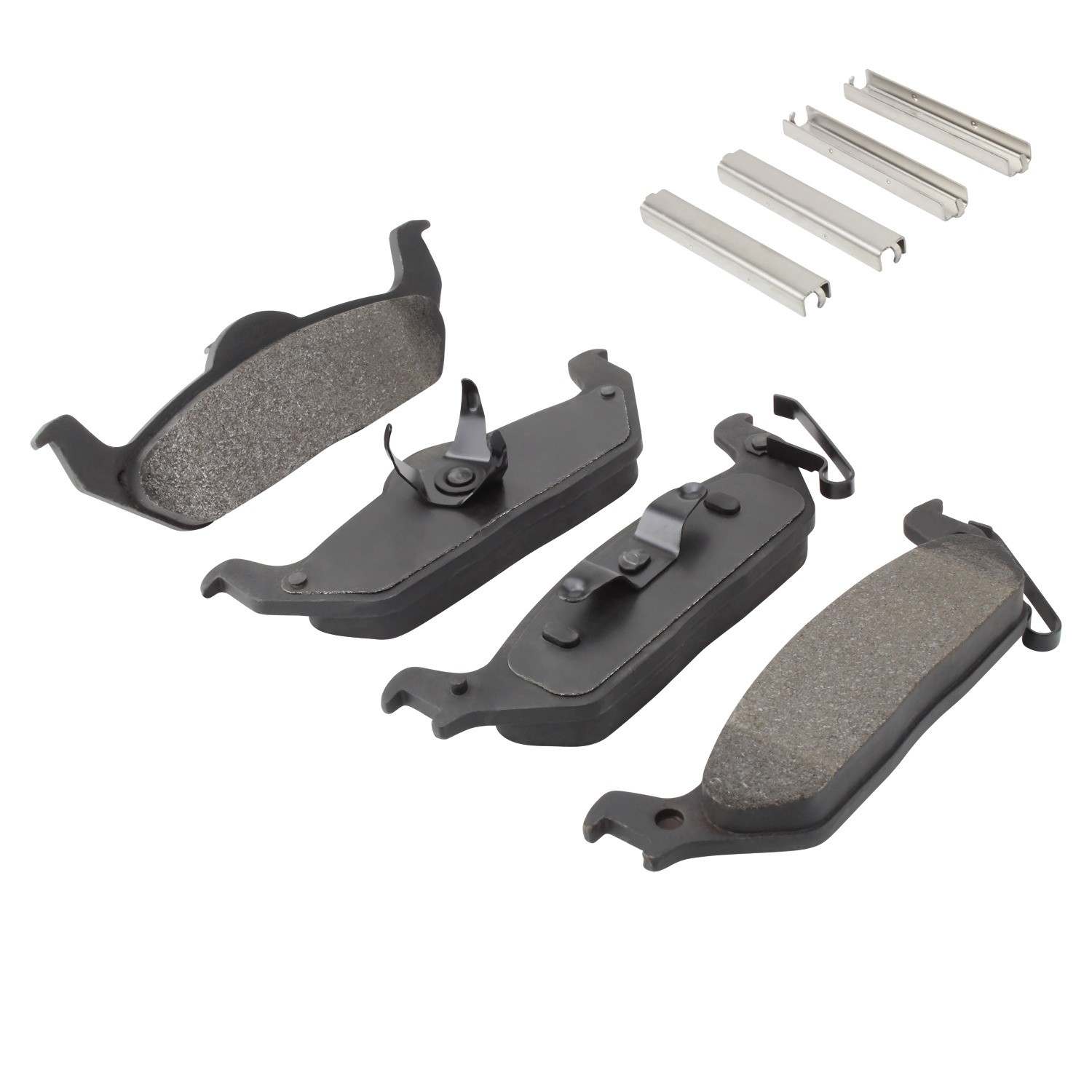 Angle View of Rear Disc Brake Pad Set MPA 1002-1012M