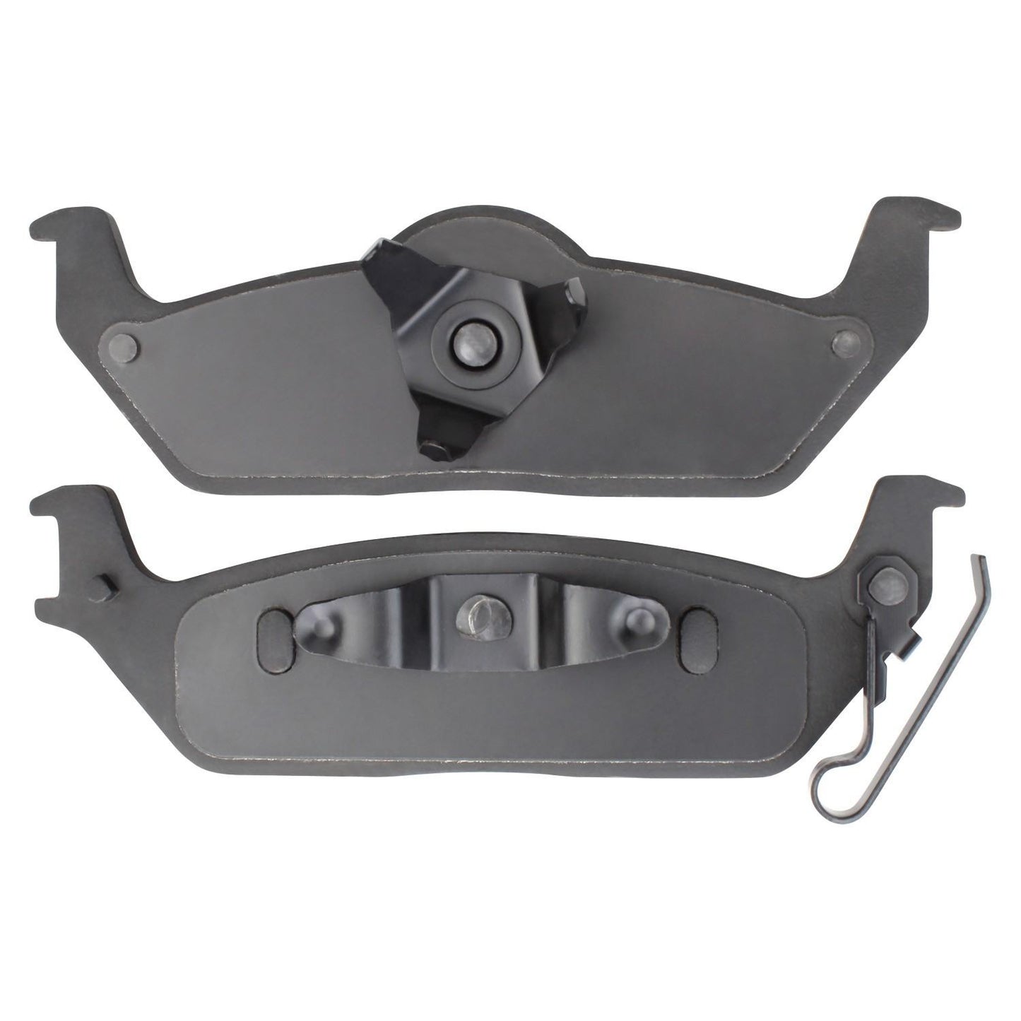 Back View of Rear Disc Brake Pad Set MPA 1002-1012M