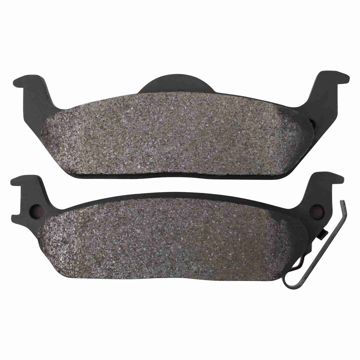 Front View of Rear Disc Brake Pad Set MPA 1002-1012M