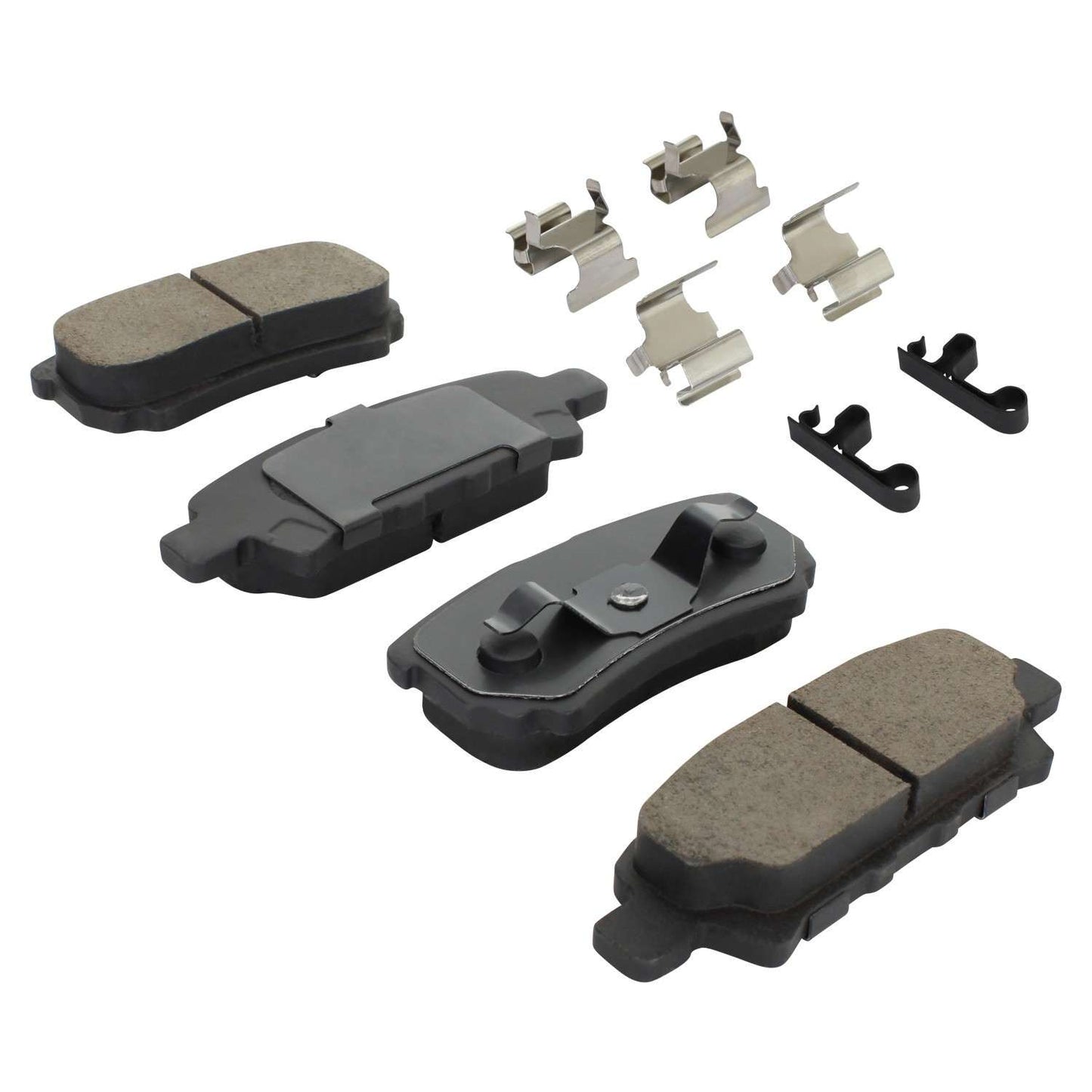 Angle View of Rear Disc Brake Pad Set MPA 1002-1037M