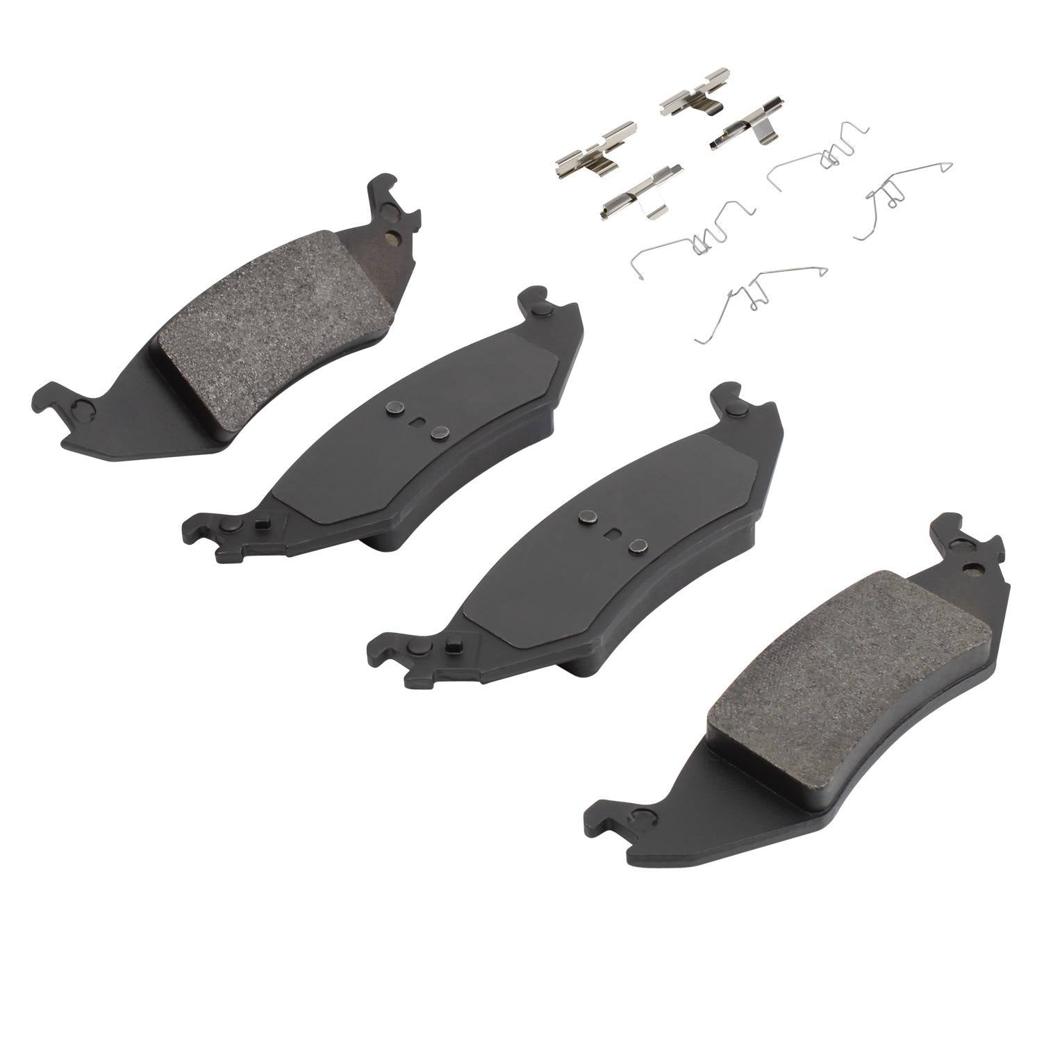 Angle View of Rear Disc Brake Pad Set MPA 1002-1046M