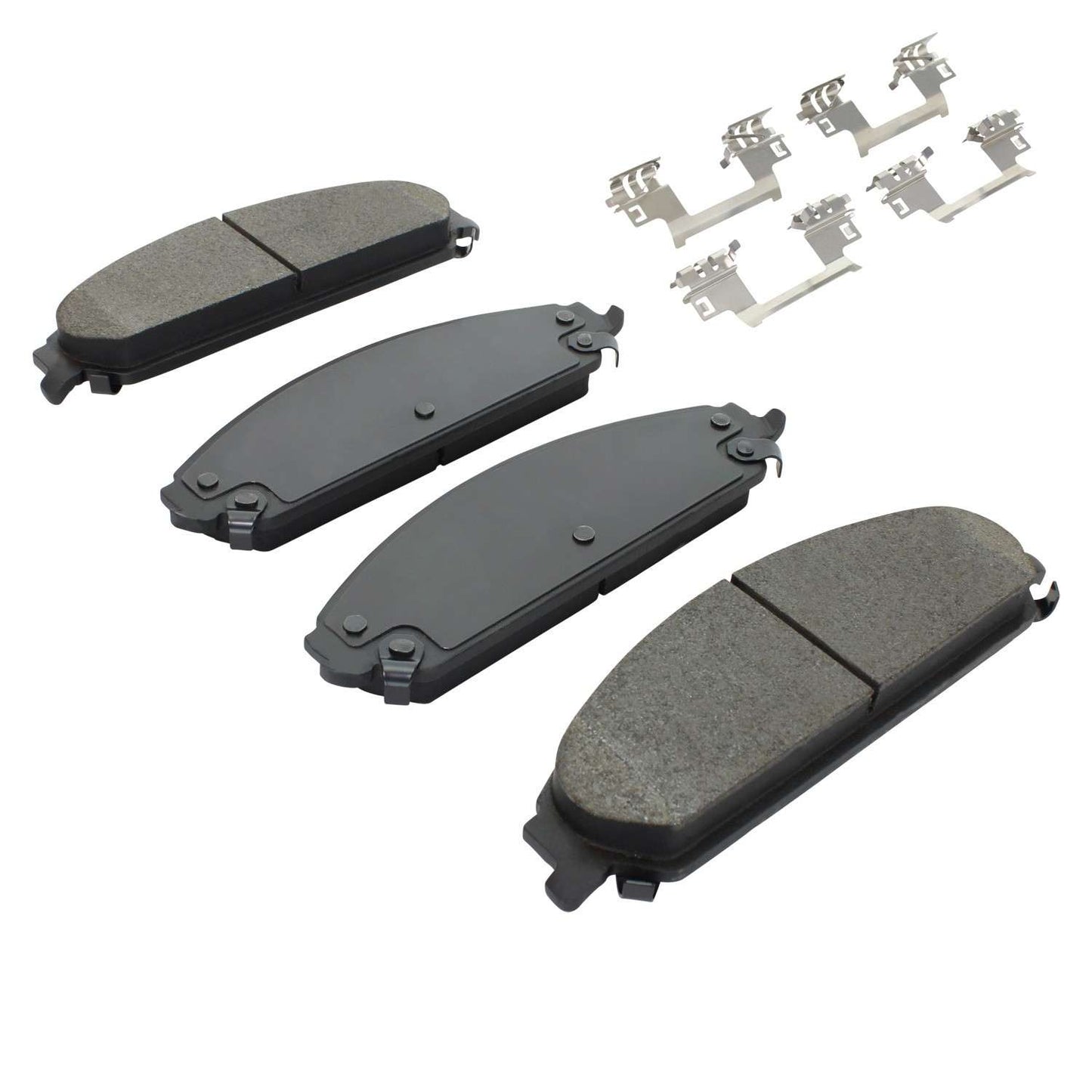 Angle View of Front Disc Brake Pad Set MPA 1002-1058M