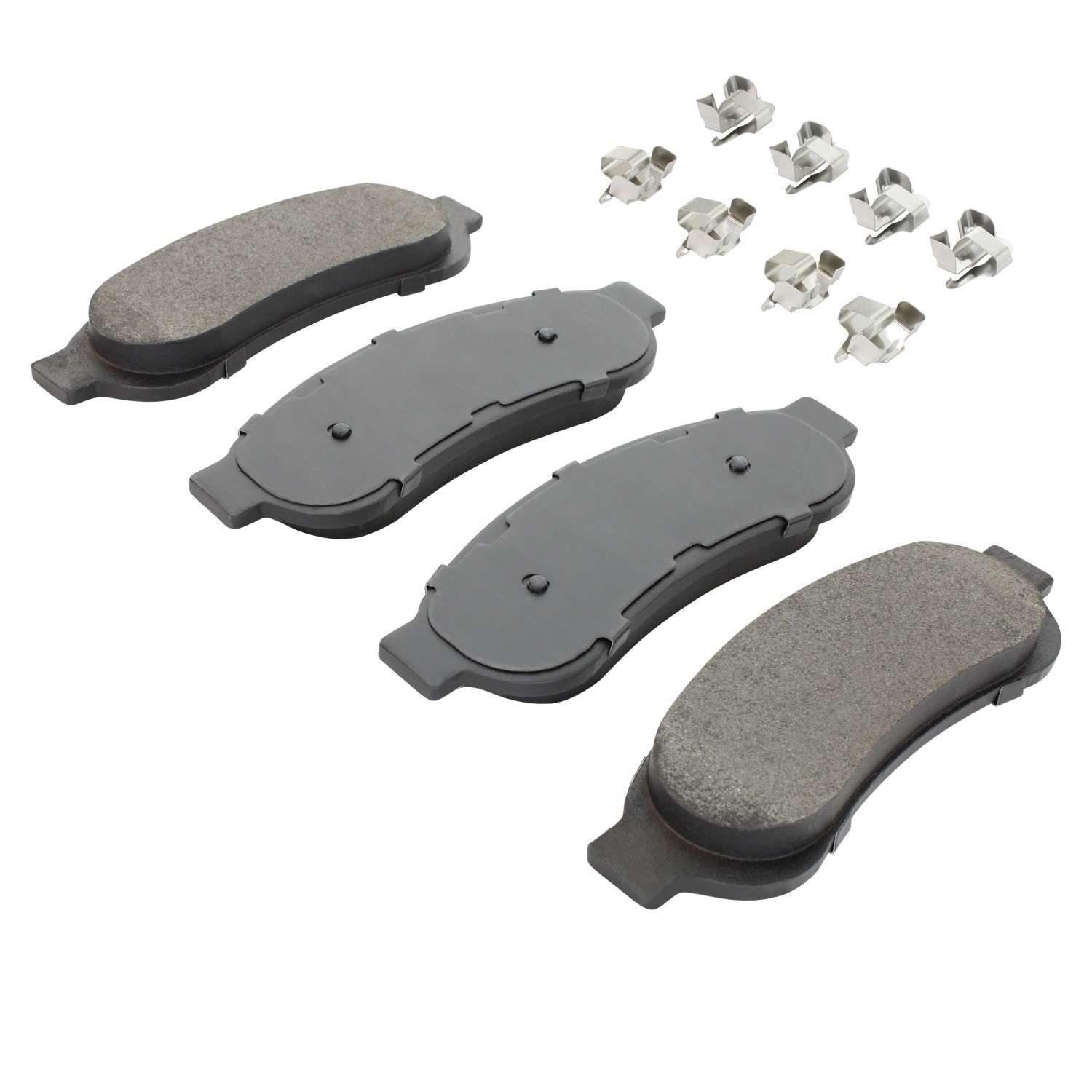 Angle View of Rear Disc Brake Pad Set MPA 1002-1067M