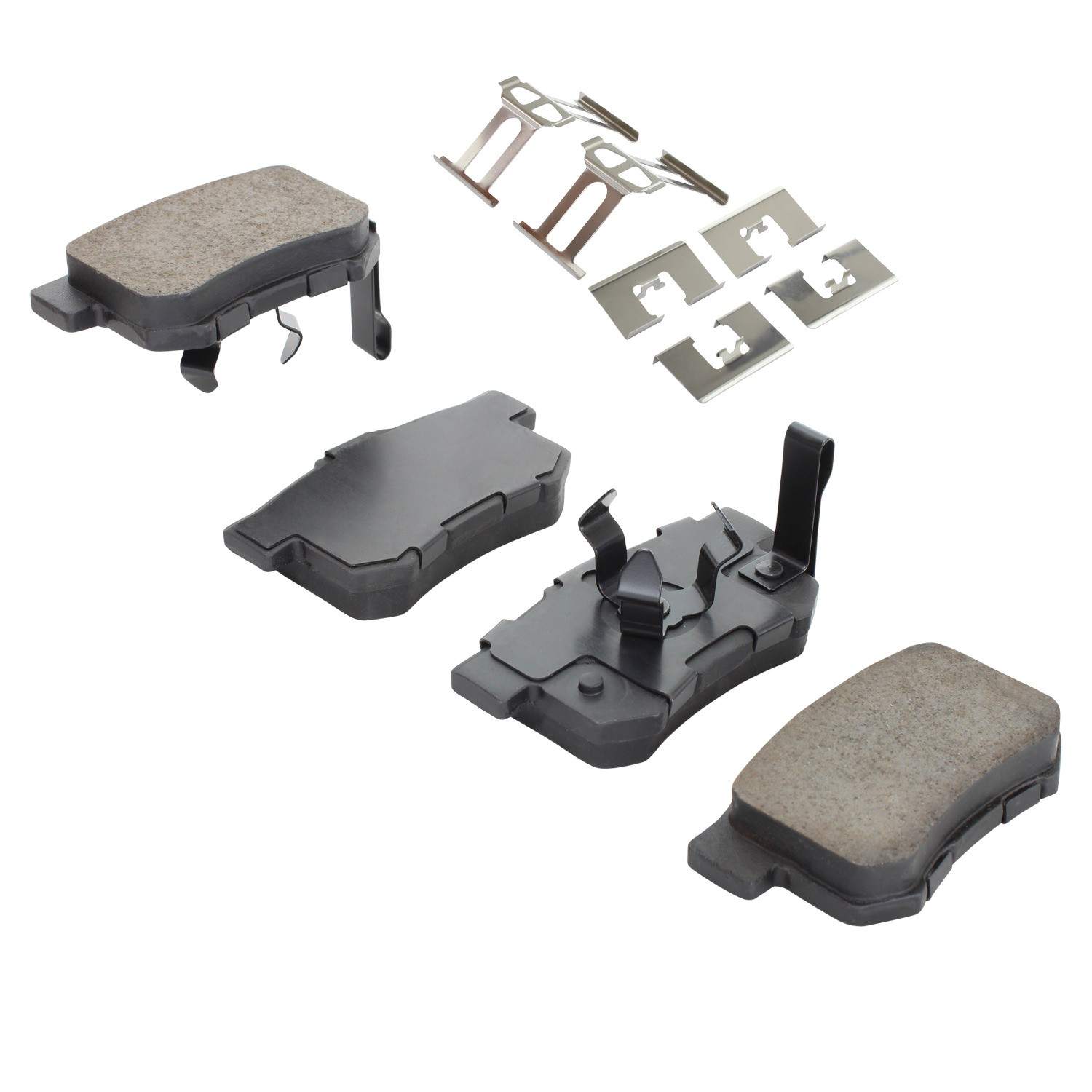 Angle View of Rear Disc Brake Pad Set MPA 1002-1086M