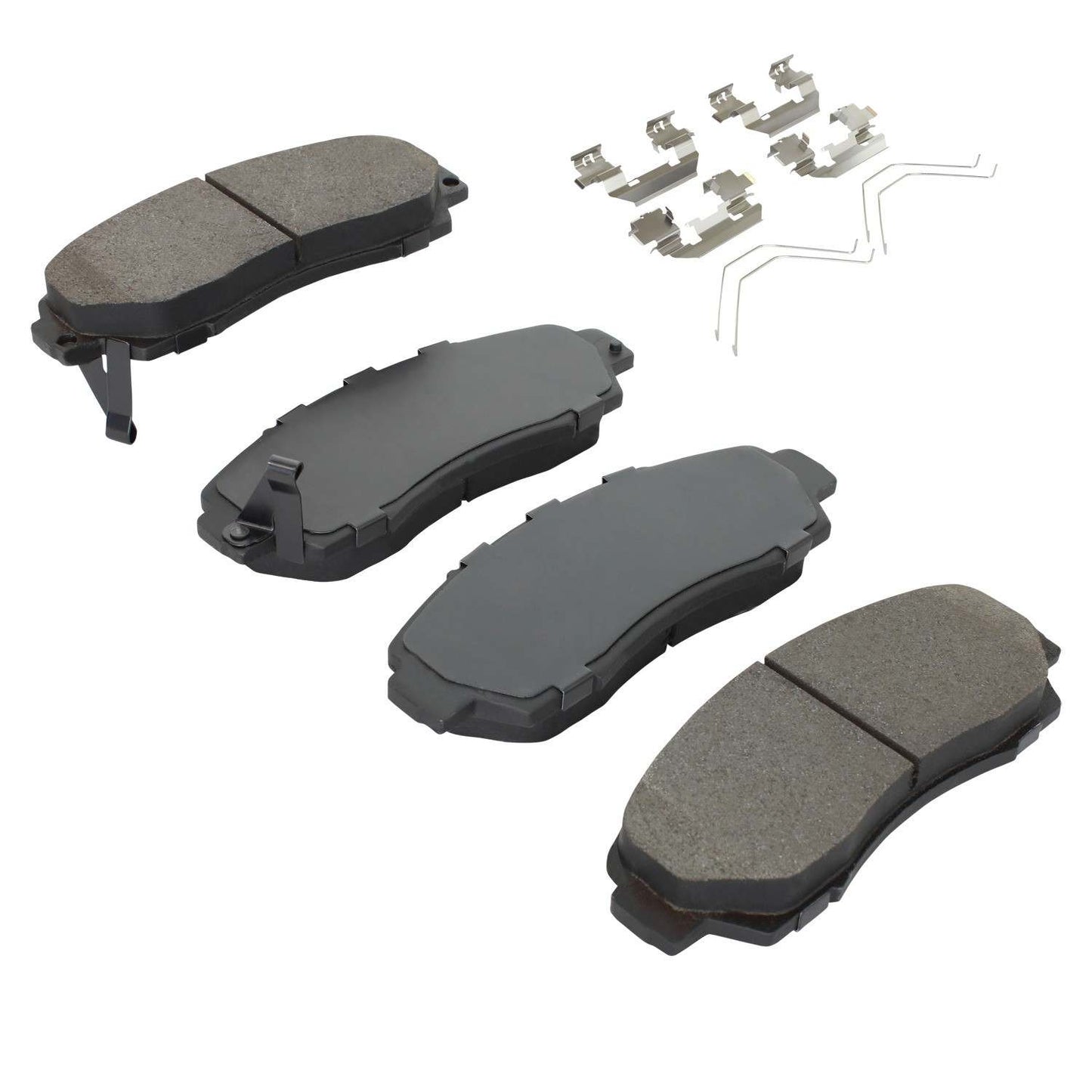 Angle View of Front Disc Brake Pad Set MPA 1002-1089M