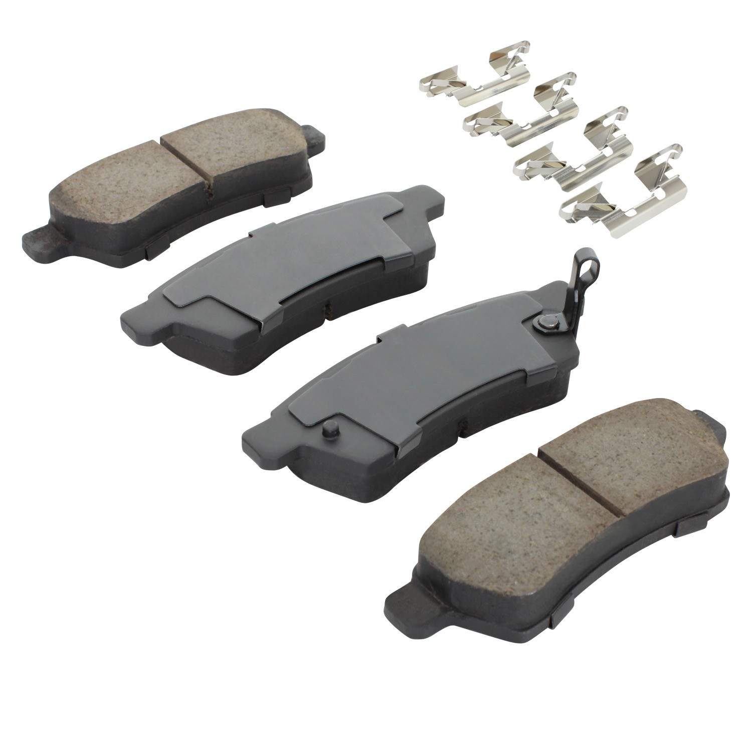 Angle View of Rear Disc Brake Pad Set MPA 1002-1100M