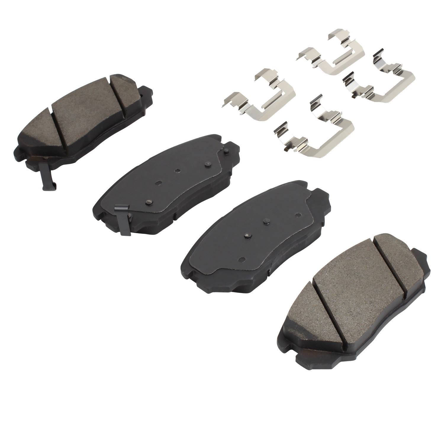 Angle View of Front Disc Brake Pad Set MPA 1002-1125AM