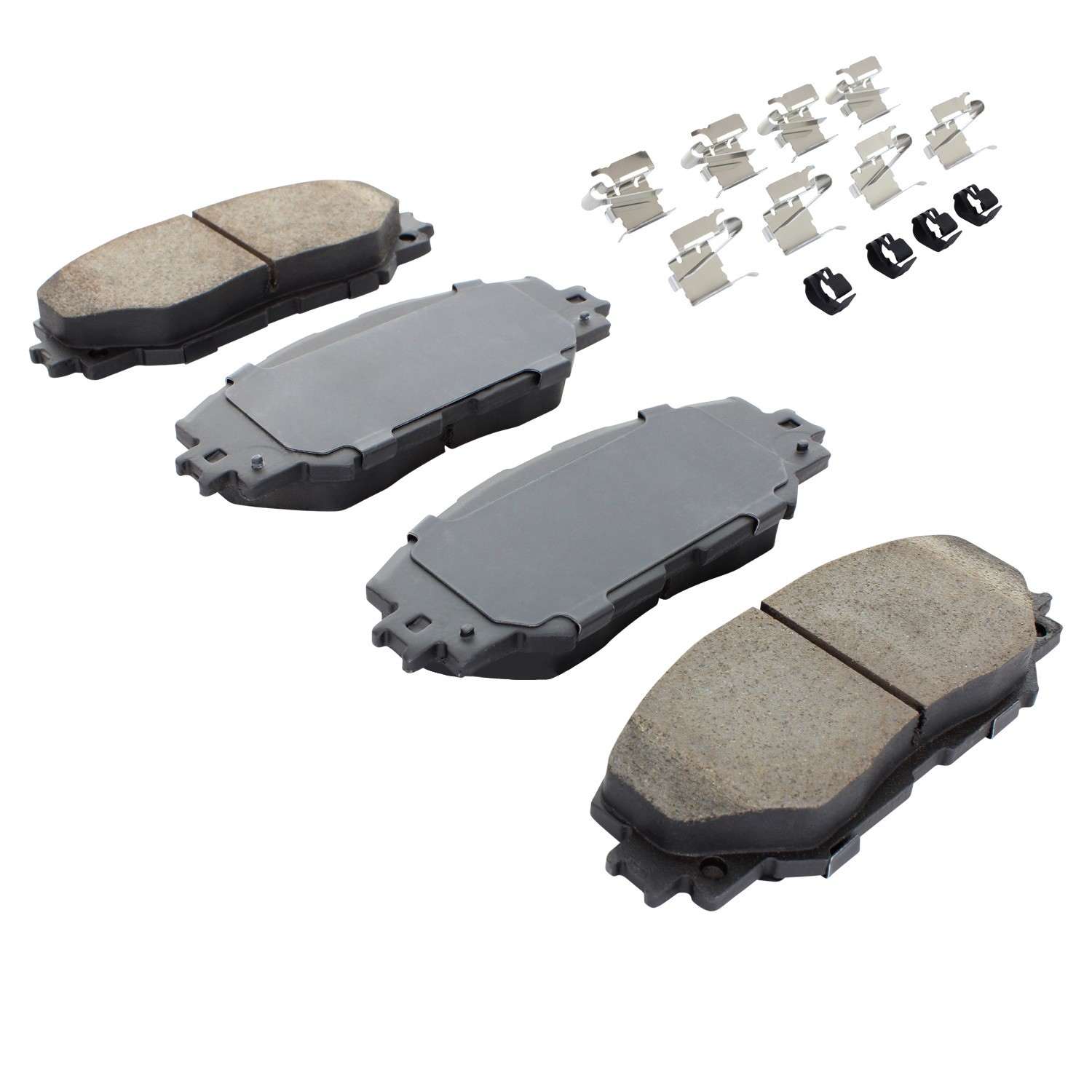 Angle View of Front Disc Brake Pad Set MPA 1002-1210M